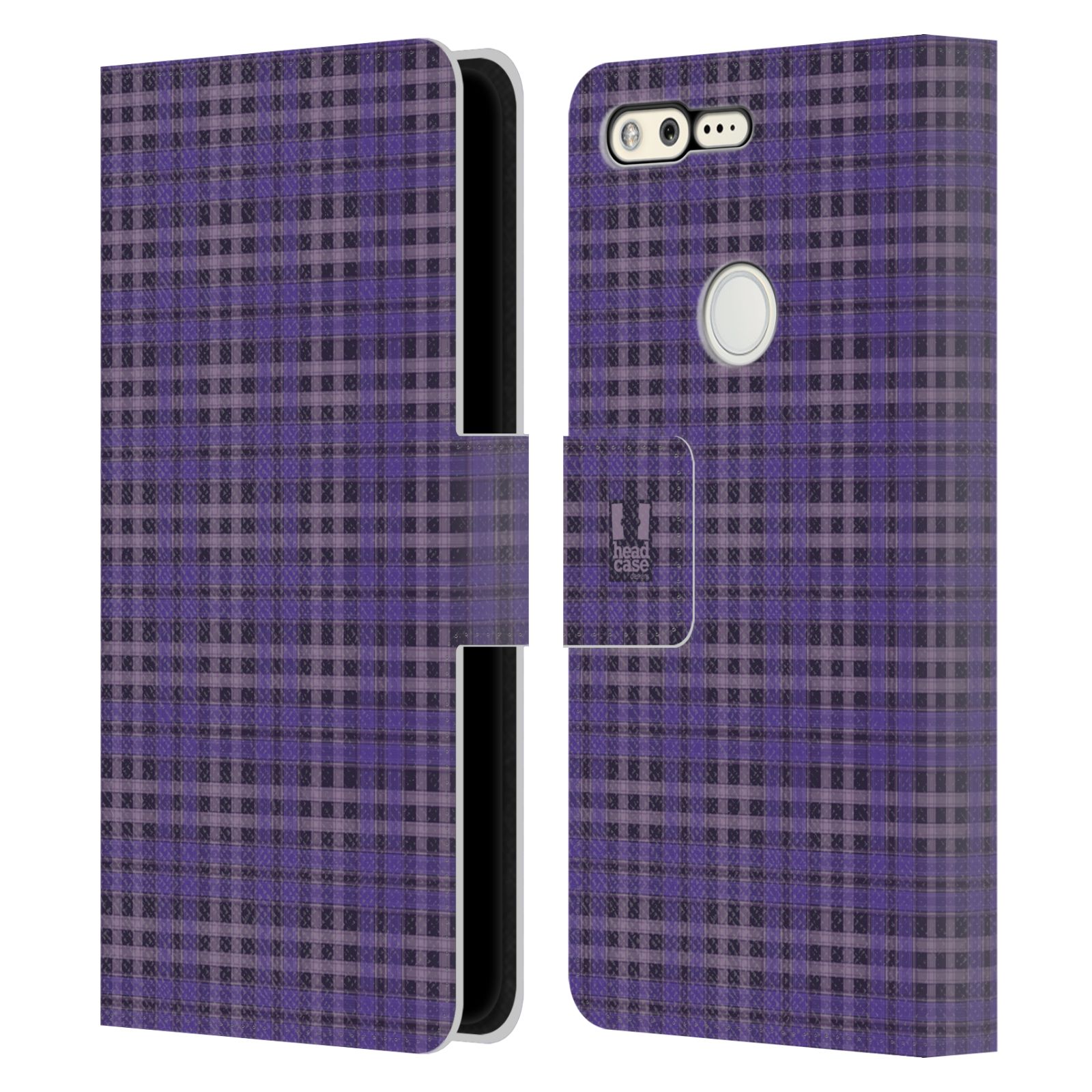 HEAD CASE DESIGNS PLAID - PATTERN COLLECTION LEATHER BOOK CASE FOR GOOGLE PHONES - Picture 17 of 18