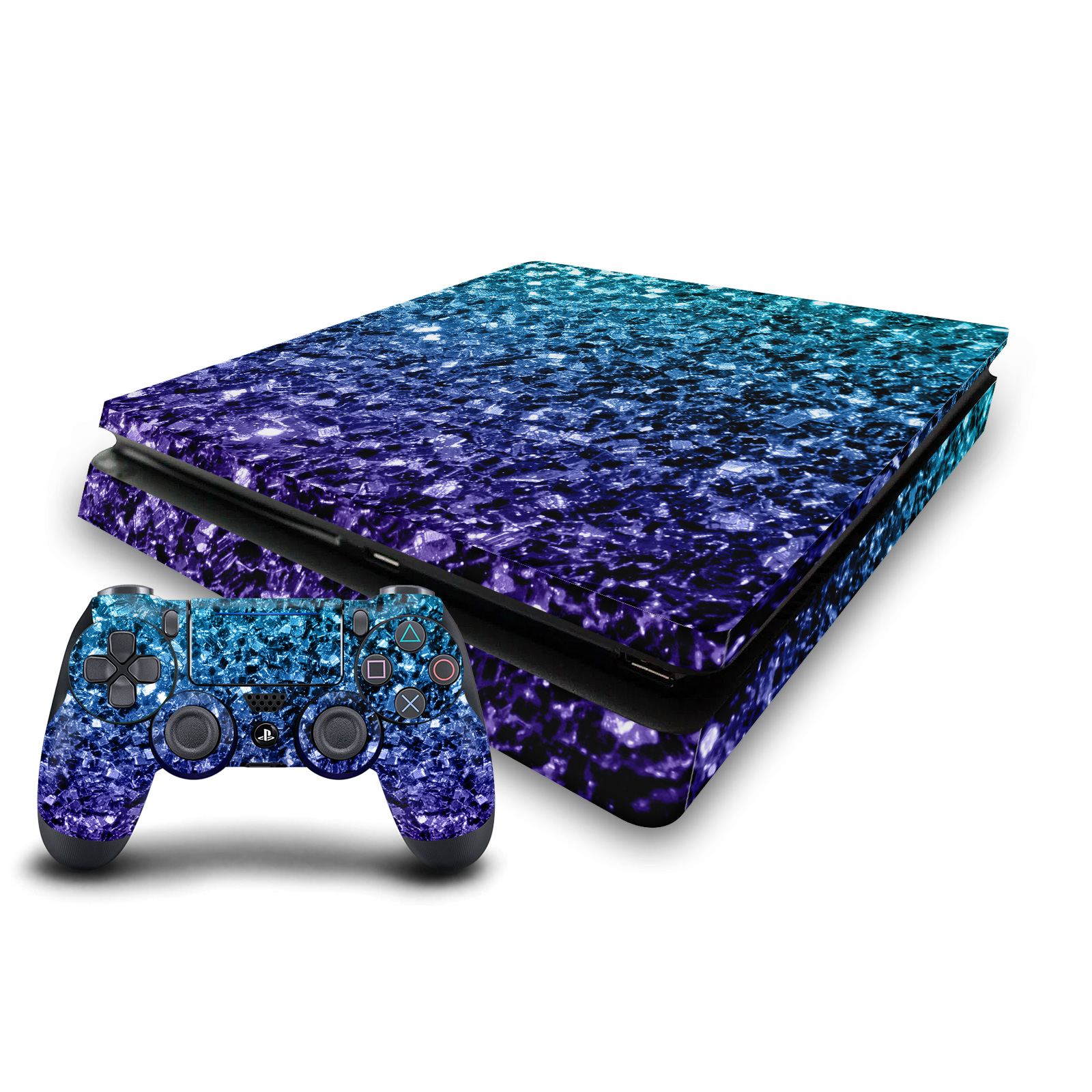 OFFICIAL PLDESIGN ART MIX VINYL SKIN DECAL FOR PS4 SLIM CONSOLE & CONTROLLER