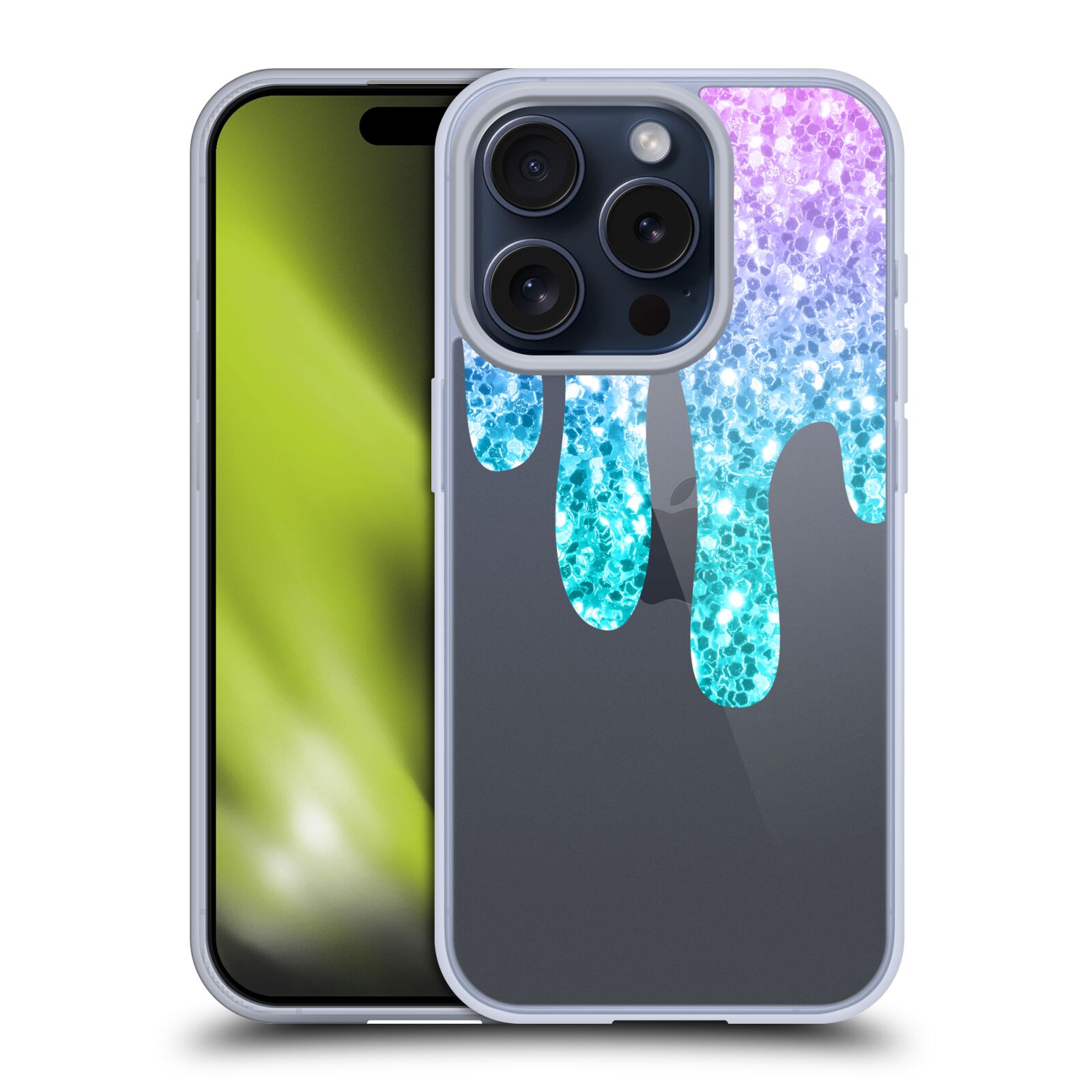 OFFICIAL PLDESIGN DRIPPING SPARKLES SOFT GEL CASE FOR APPLE iPHONE PHONES - Picture 8 of 15