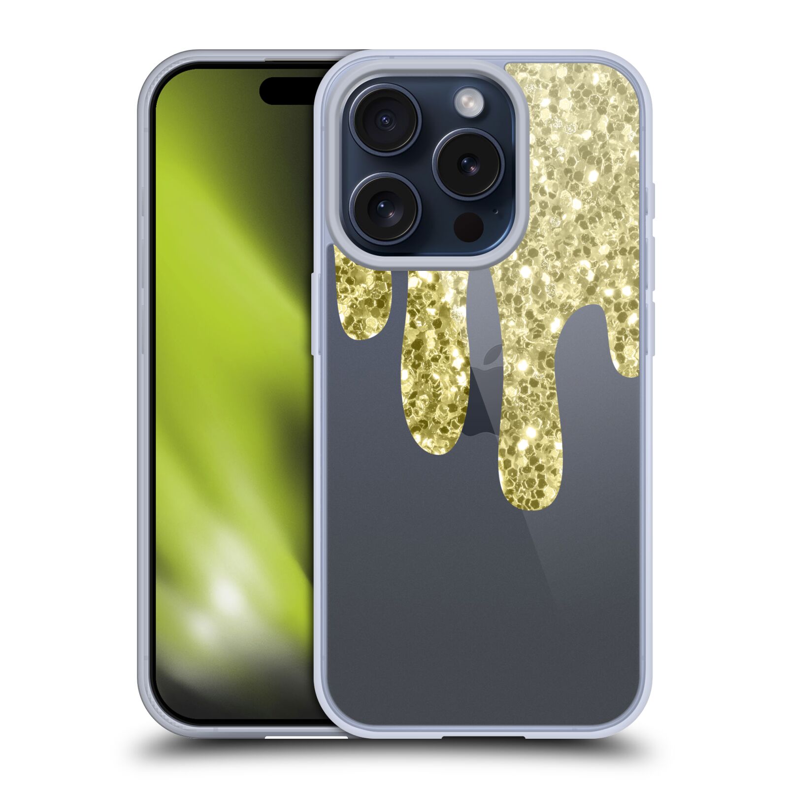 OFFICIAL PLDESIGN DRIPPING SPARKLES SOFT GEL CASE FOR APPLE iPHONE PHONES - Picture 10 of 15