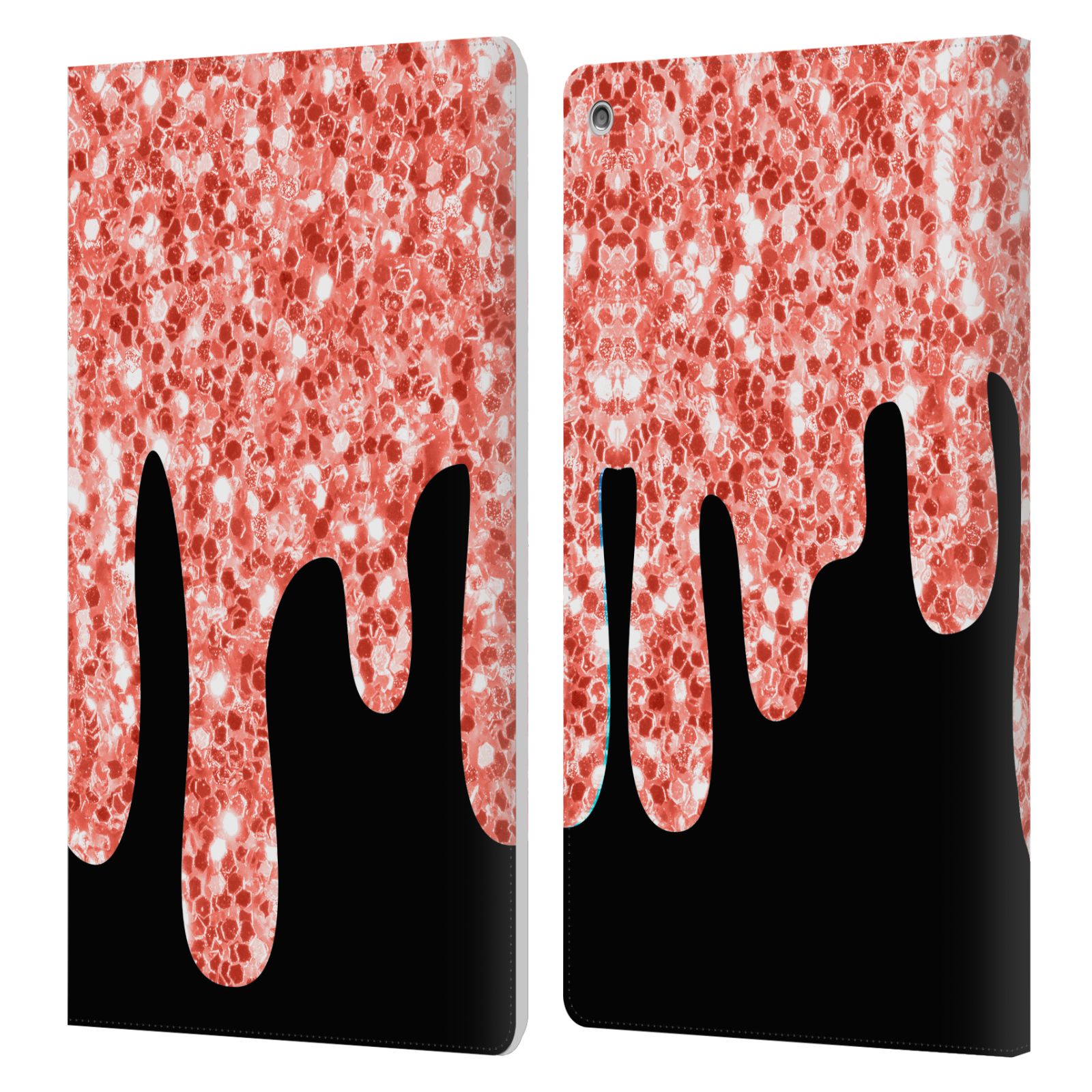 OFFICIAL PLDESIGN DRIPPING SPARKLES LEATHER BOOK WALLET CASE FOR AMAZON FIRE - Picture 8 of 14