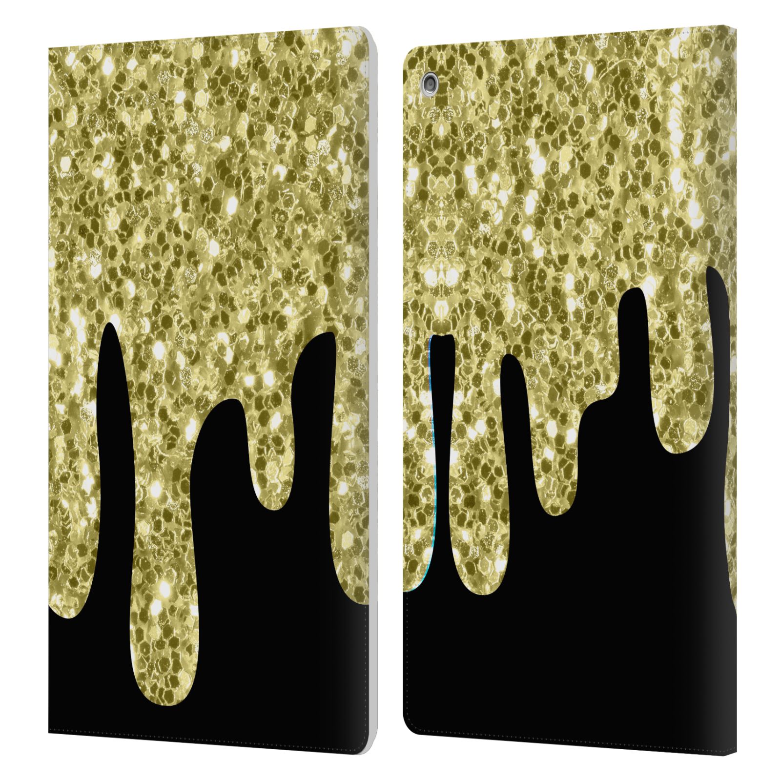 OFFICIAL PLDESIGN DRIPPING SPARKLES LEATHER BOOK WALLET CASE FOR AMAZON FIRE - Picture 9 of 14