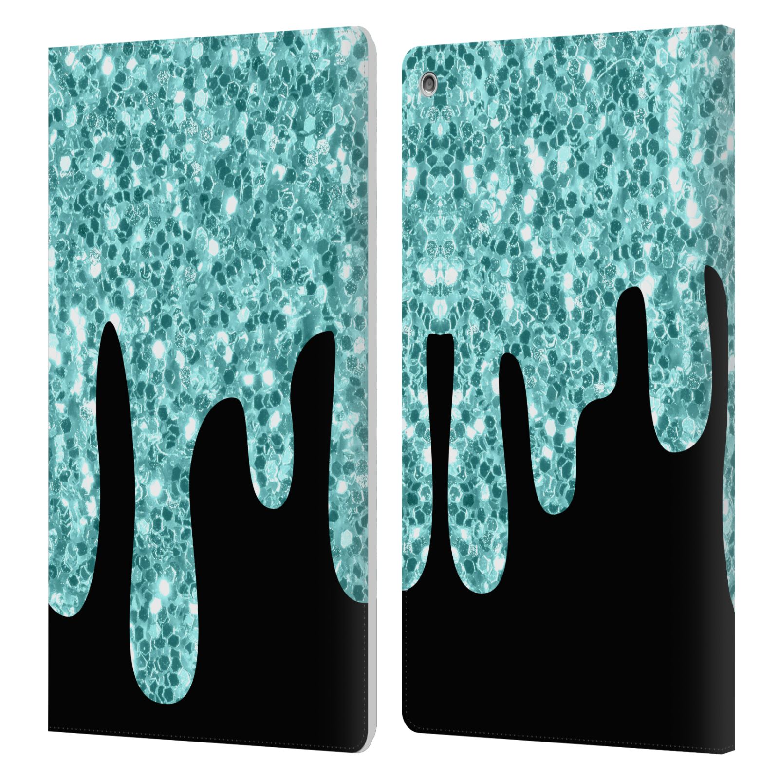 OFFICIAL PLDESIGN DRIPPING SPARKLES LEATHER BOOK WALLET CASE FOR AMAZON FIRE - Picture 14 of 14