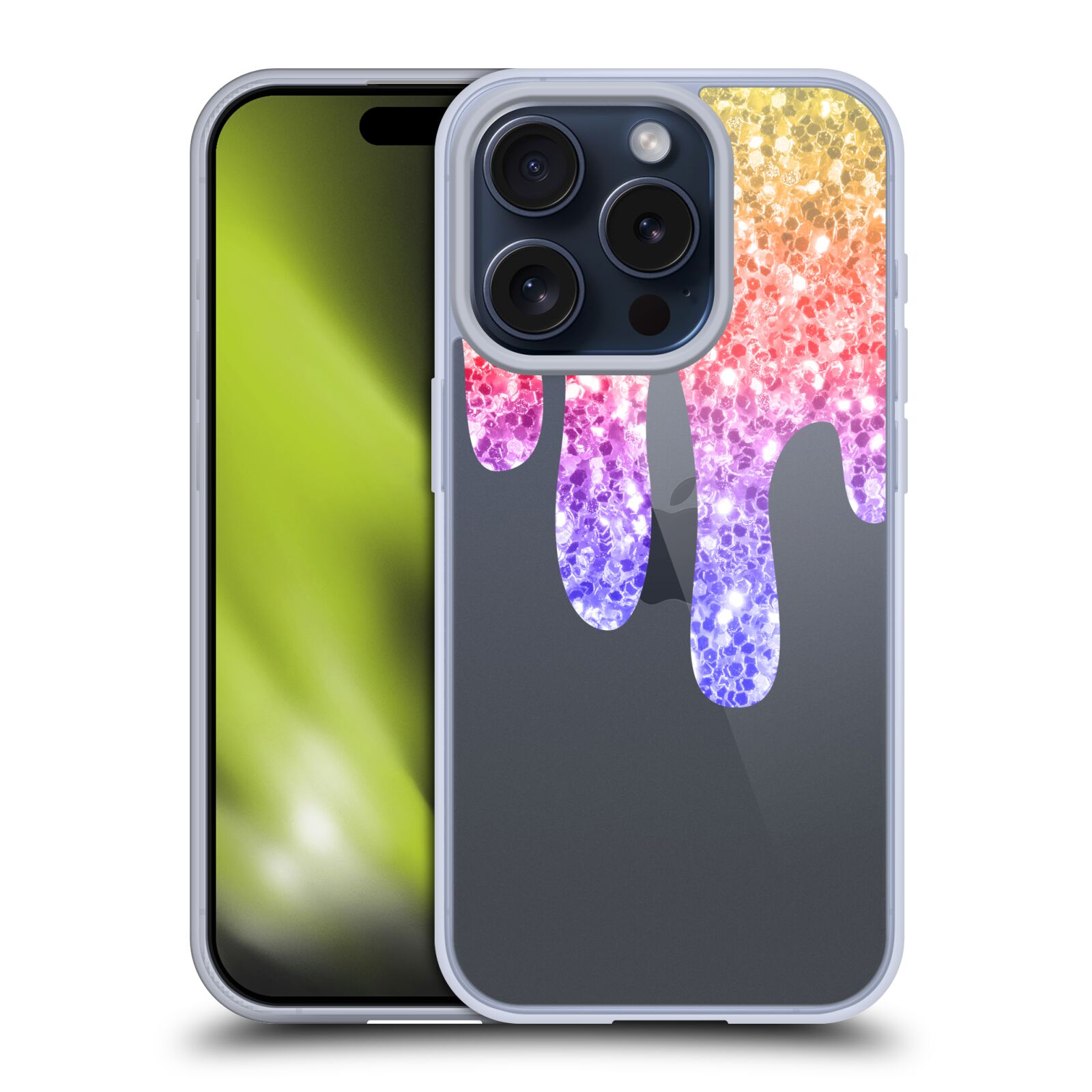 OFFICIAL PLDESIGN DRIPPING SPARKLES SOFT GEL CASE FOR APPLE iPHONE PHONES - Picture 13 of 15