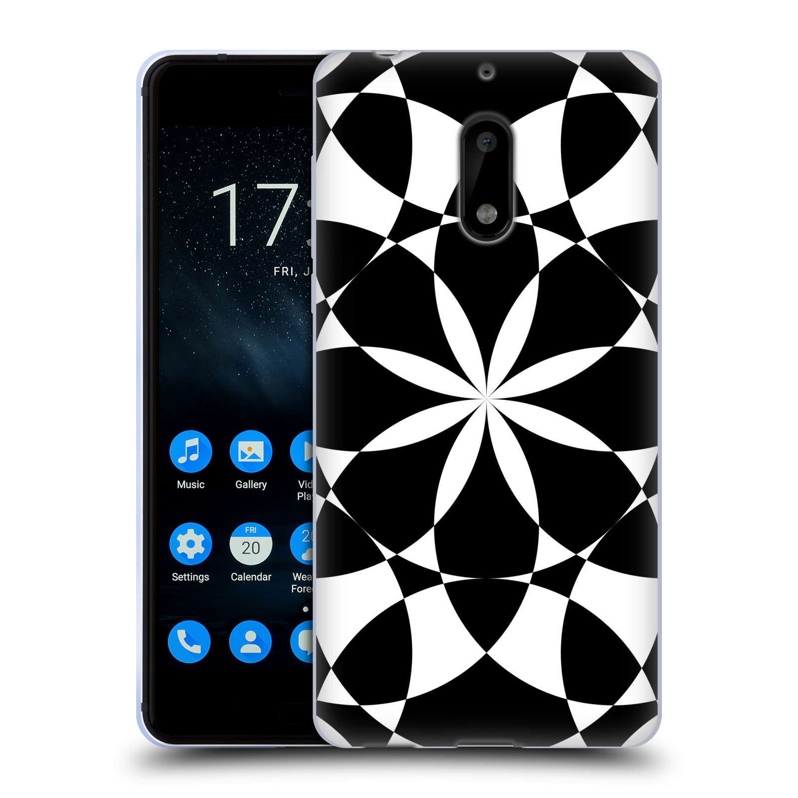 OFFICIAL PLDESIGN GEOMETRIC SOFT GEL CASE FOR NOKIA PHONES 1 - Picture 8 of 20