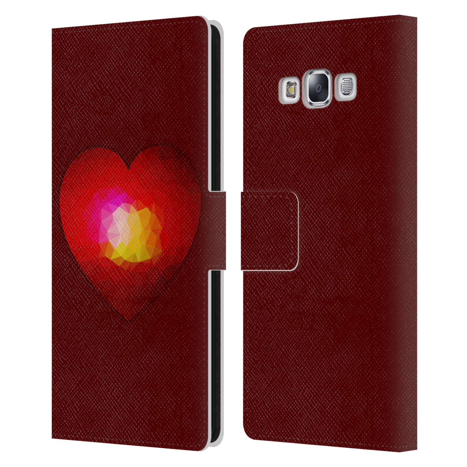 OFFICIAL PLDESIGN GEOMETRIC LEATHER BOOK WALLET CASE FOR SAMSUNG PHONES 3