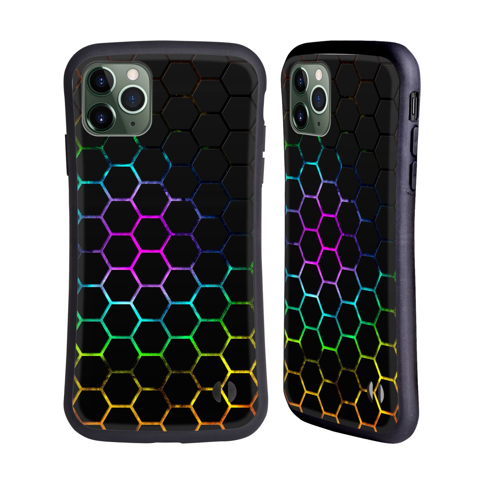 OFFICIAL PLDESIGN GEOMETRIC PATTERNS HYBRID CASE FOR APPLE iPHONES PHONES - Picture 15 of 21