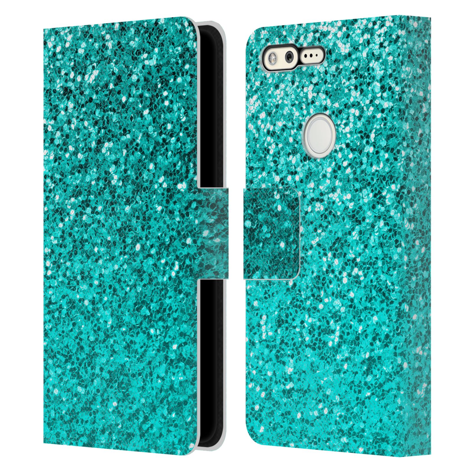OFFICIAL PLDESIGN SPARKLE PRINTS LEATHER BOOK WALLET CASE FOR GOOGLE PHONES - Picture 7 of 14