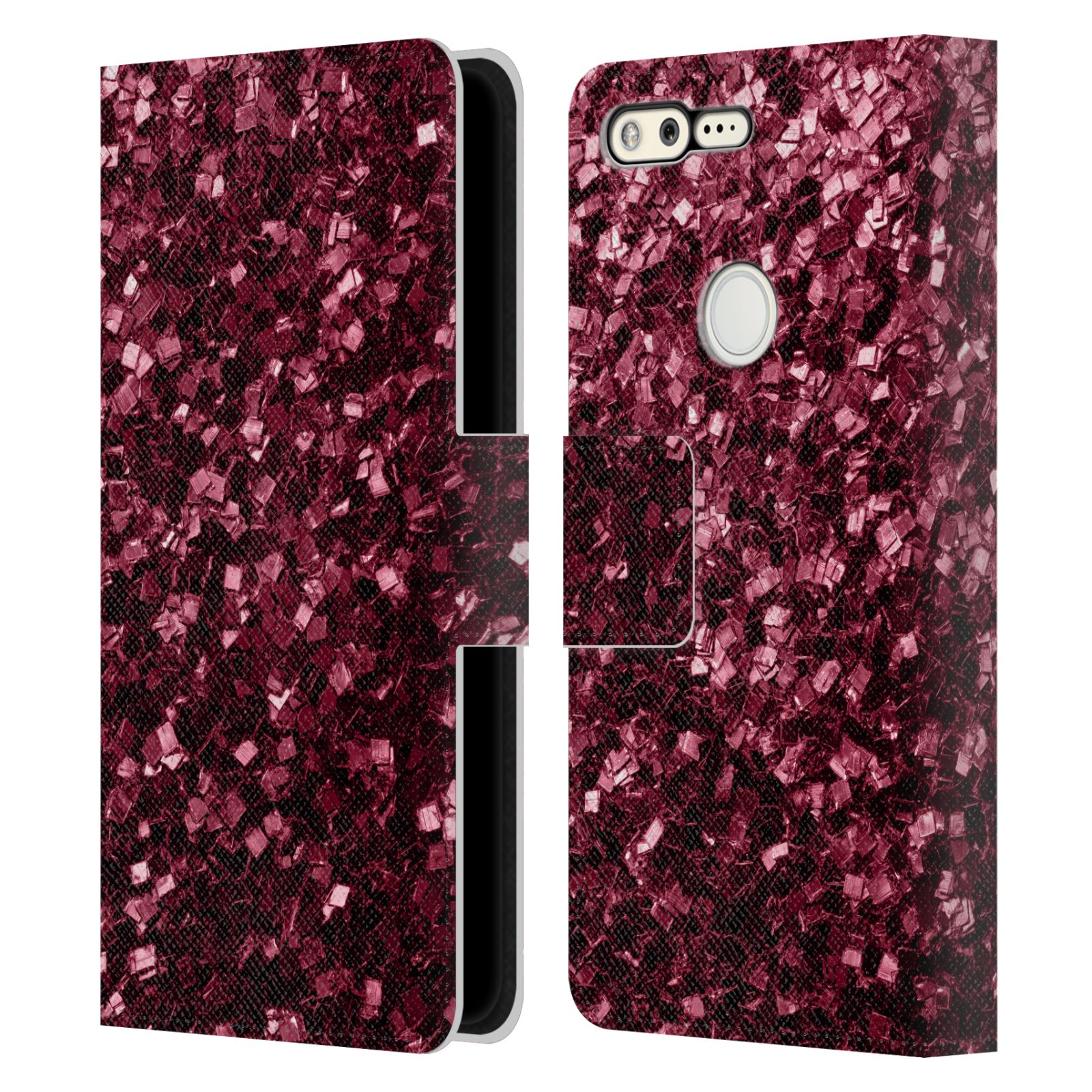 OFFICIAL PLDESIGN SPARKLE PRINTS LEATHER BOOK WALLET CASE FOR GOOGLE PHONES - Picture 10 of 14