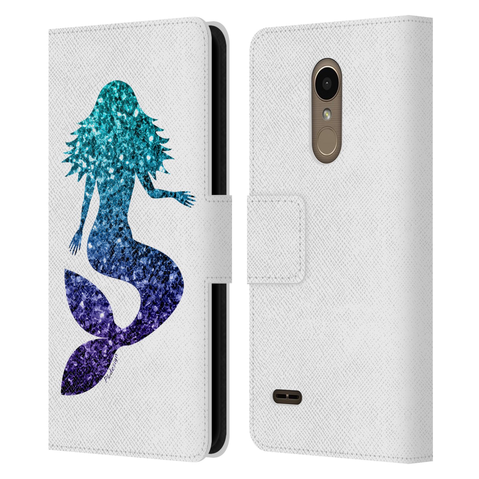 OFFICIAL PLDESIGN SPARKLY MERMAID LEATHER BOOK WALLET CASE COVER FOR LG PHONES 1 - Bild 6 von 6