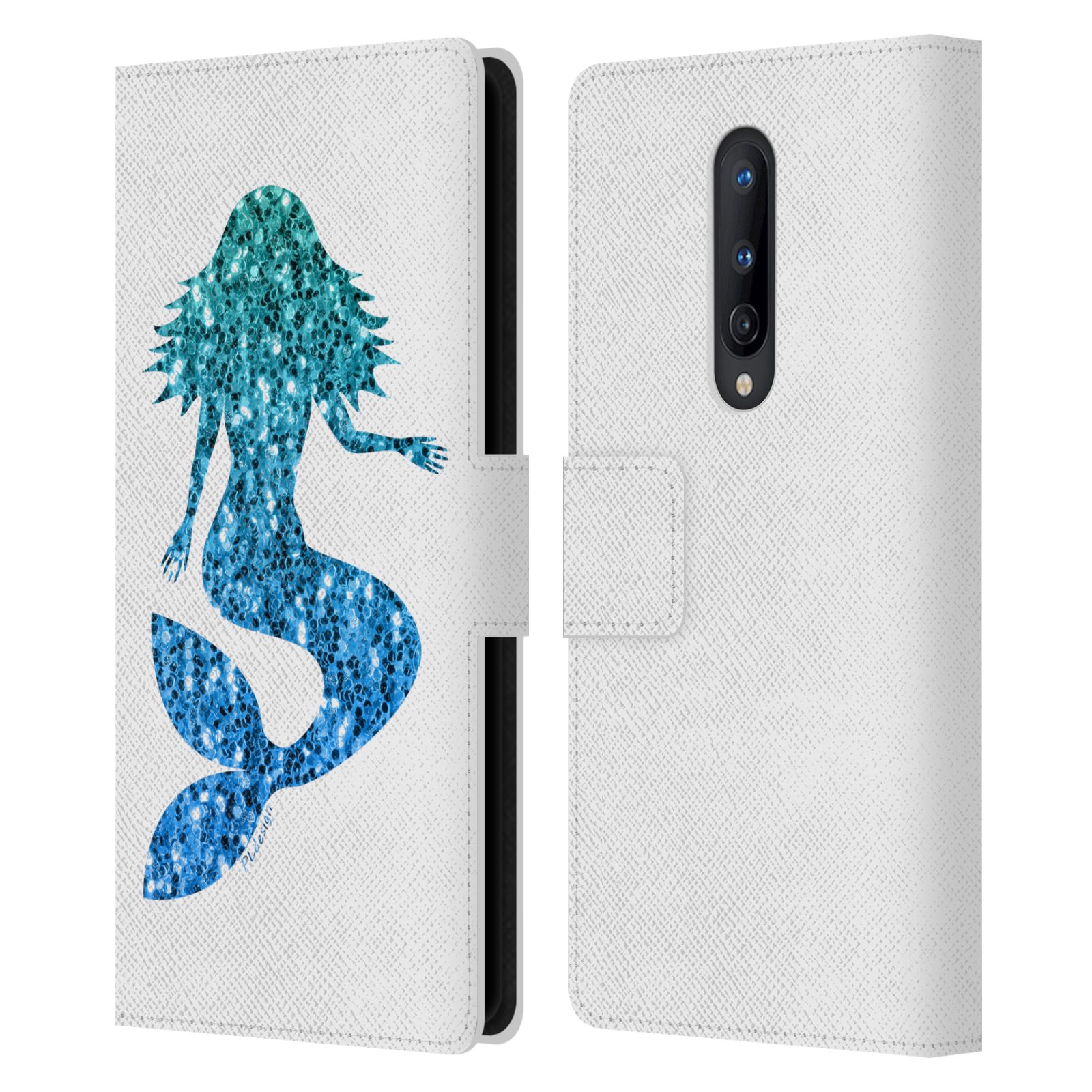 OFFICIAL PLDESIGN SPARKLY MERMAID LEATHER BOOK WALLET CASE FOR ONEPLUS PHONES - Picture 10 of 11