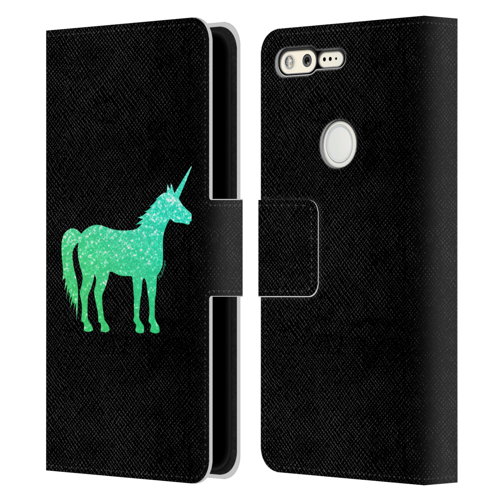 OFFICIAL PLDESIGN SPARKLY UNICORN LEATHER BOOK WALLET CASE FOR GOOGLE PHONES - Picture 8 of 11
