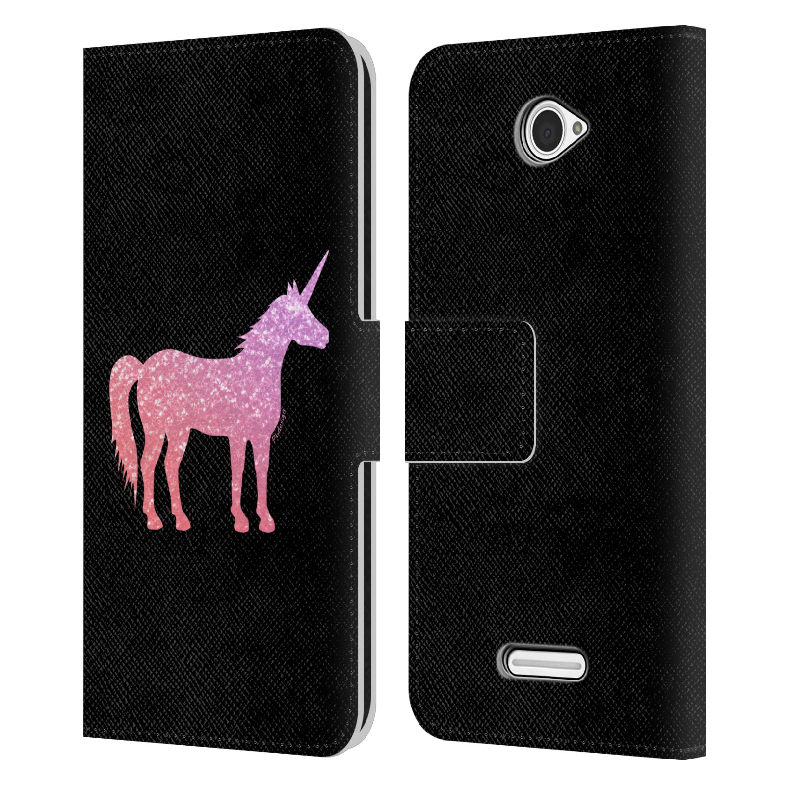 OFFICIAL PLDESIGN SPARKLY UNICORN LEATHER BOOK WALLET CASE FOR SONY PHONES 2 - Picture 10 of 10