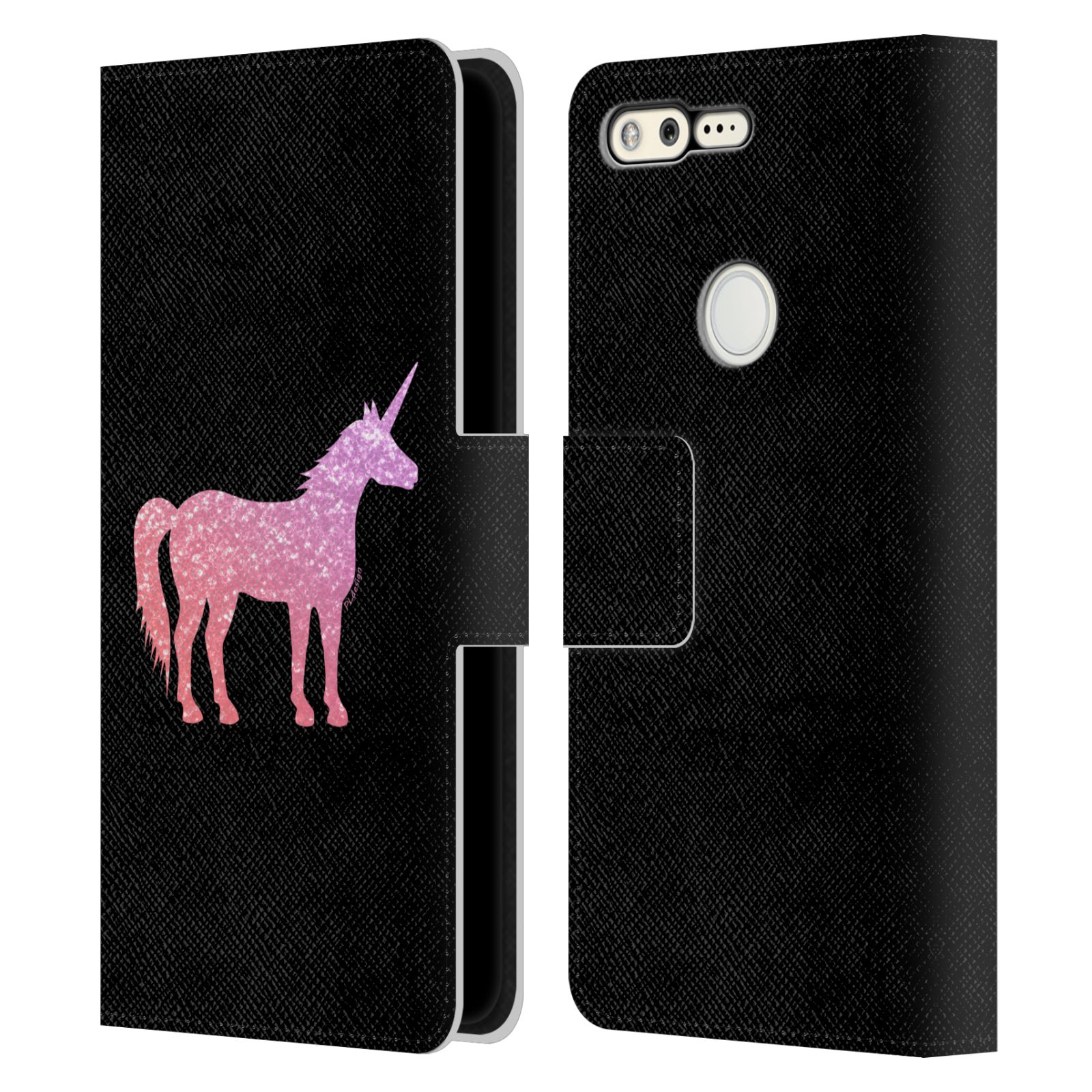 OFFICIAL PLDESIGN SPARKLY UNICORN LEATHER BOOK WALLET CASE FOR GOOGLE PHONES - Picture 11 of 11