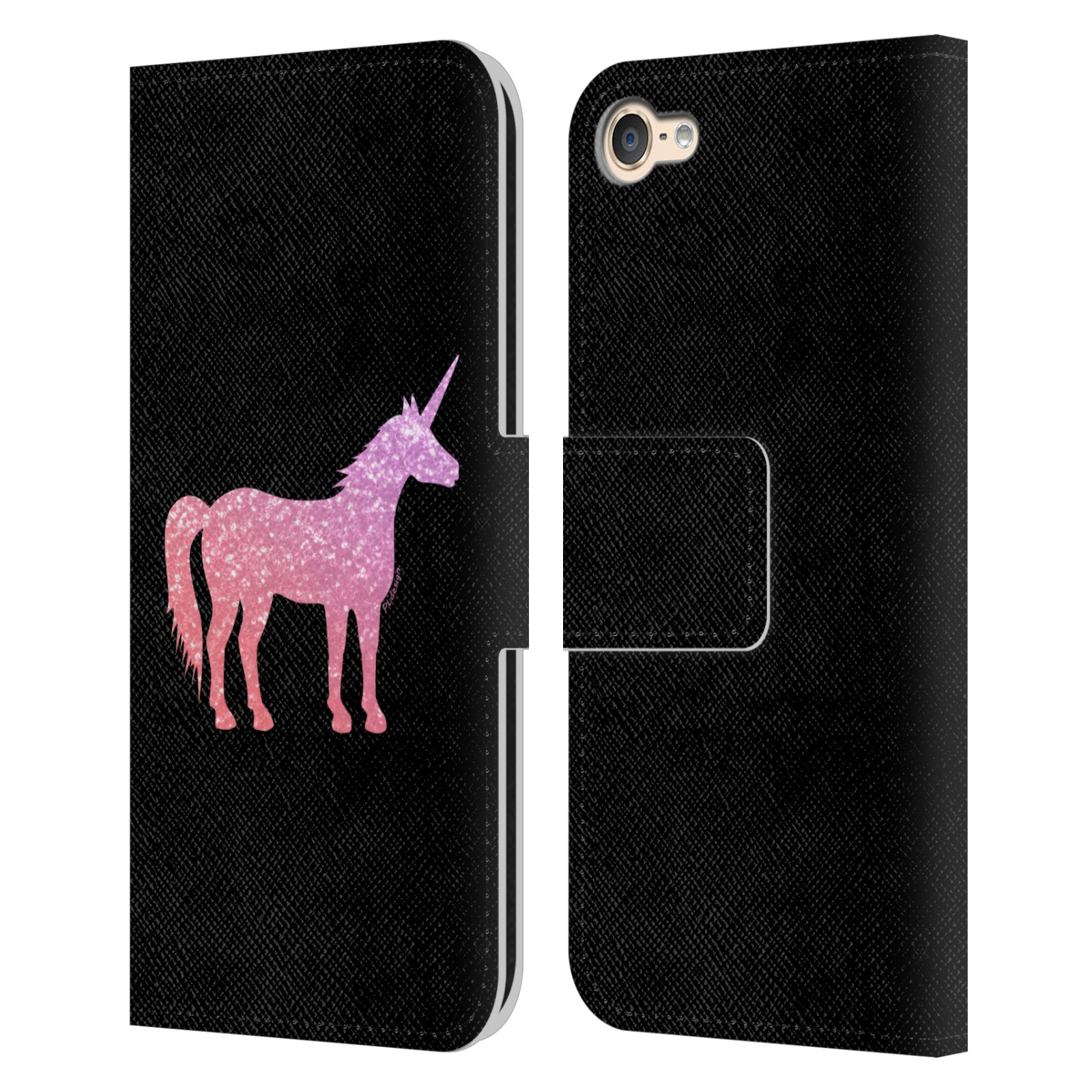 OFFICIAL PLDESIGN SPARKLY UNICORN LEATHER BOOK CASE FOR APPLE iPOD TOUCH MP3 - Picture 11 of 11