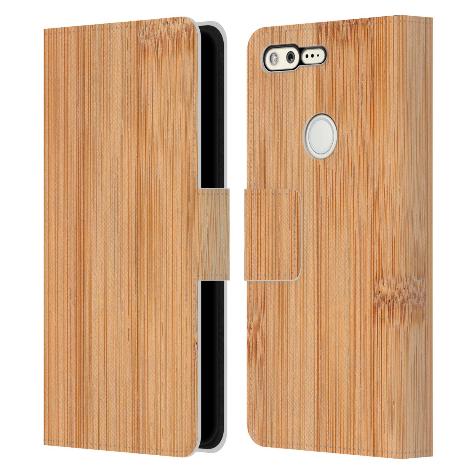 PLDESIGN WOOD AND RUST PRINTS LEATHER BOOK WALLET CASE COVER FOR GOOGLE PHONES - Picture 9 of 16