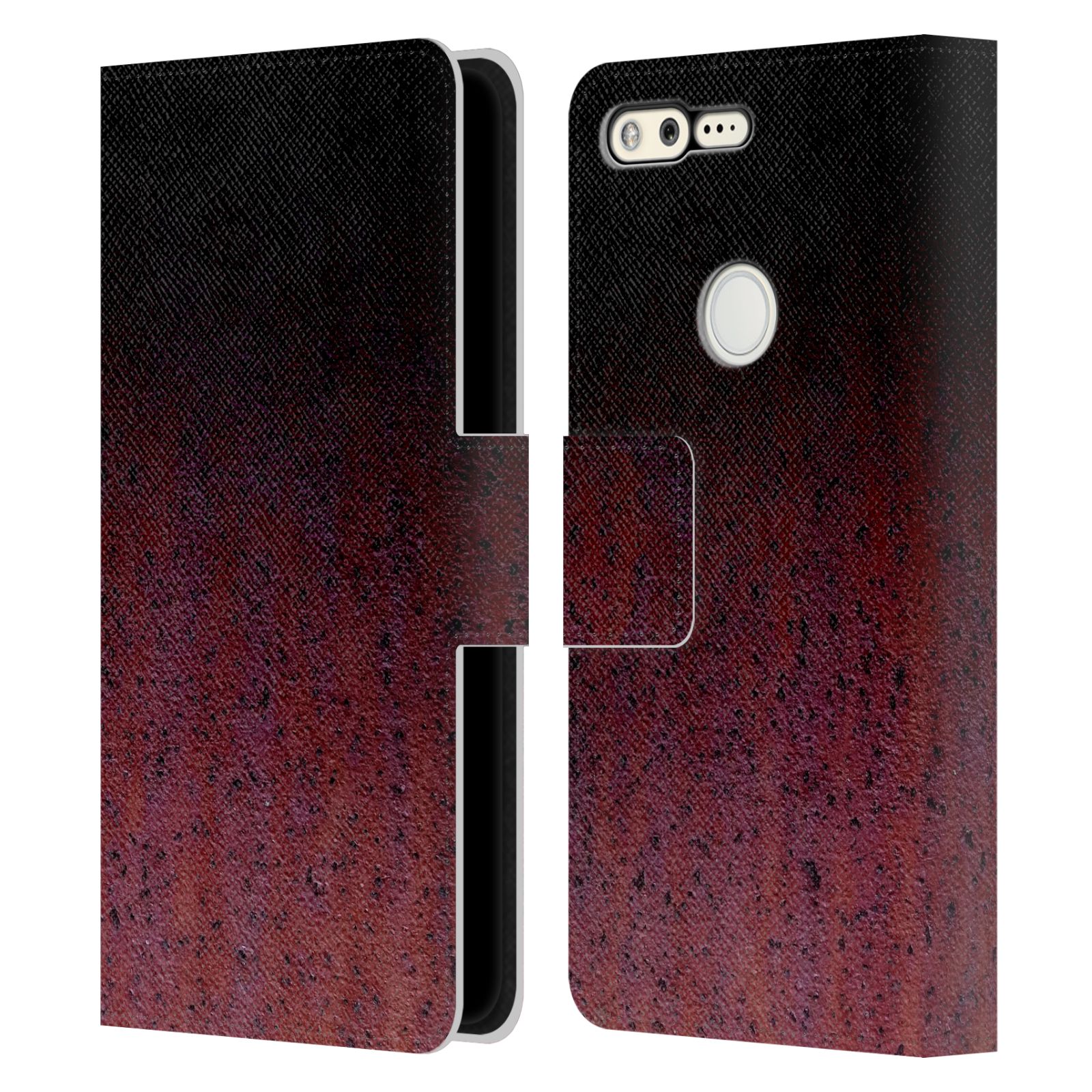 PLDESIGN WOOD AND RUST PRINTS LEATHER BOOK WALLET CASE COVER FOR GOOGLE PHONES - Picture 12 of 16