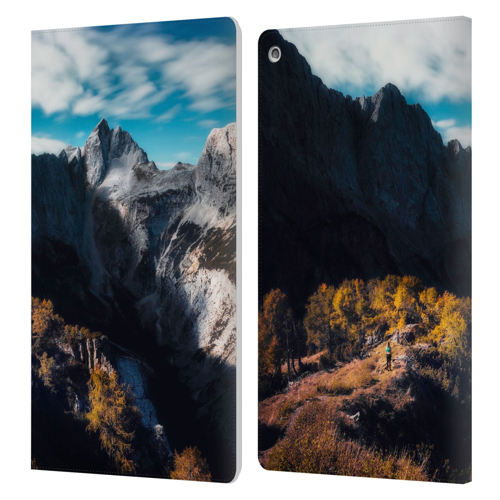OFFICIAL PATRIK LOVRIN WANDERLUST LEATHER BOOK WALLET CASE COVER FOR AMAZON FIRE - Picture 9 of 16