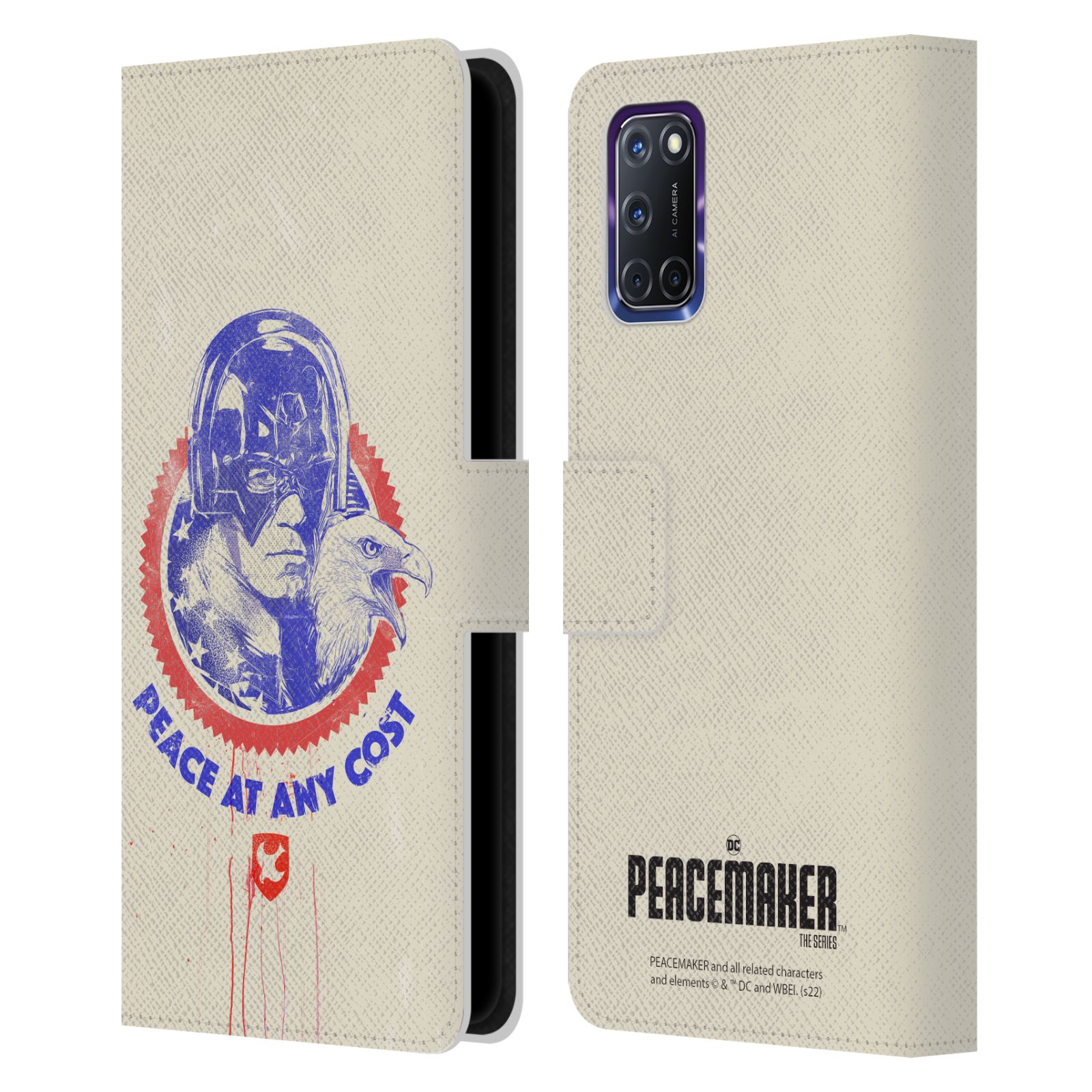 PEACEMAKER: TELEVISION SERIES GRAPHICS LEATHER BOOK WALLET CASE FOR OPPO PHONES - Picture 7 of 11