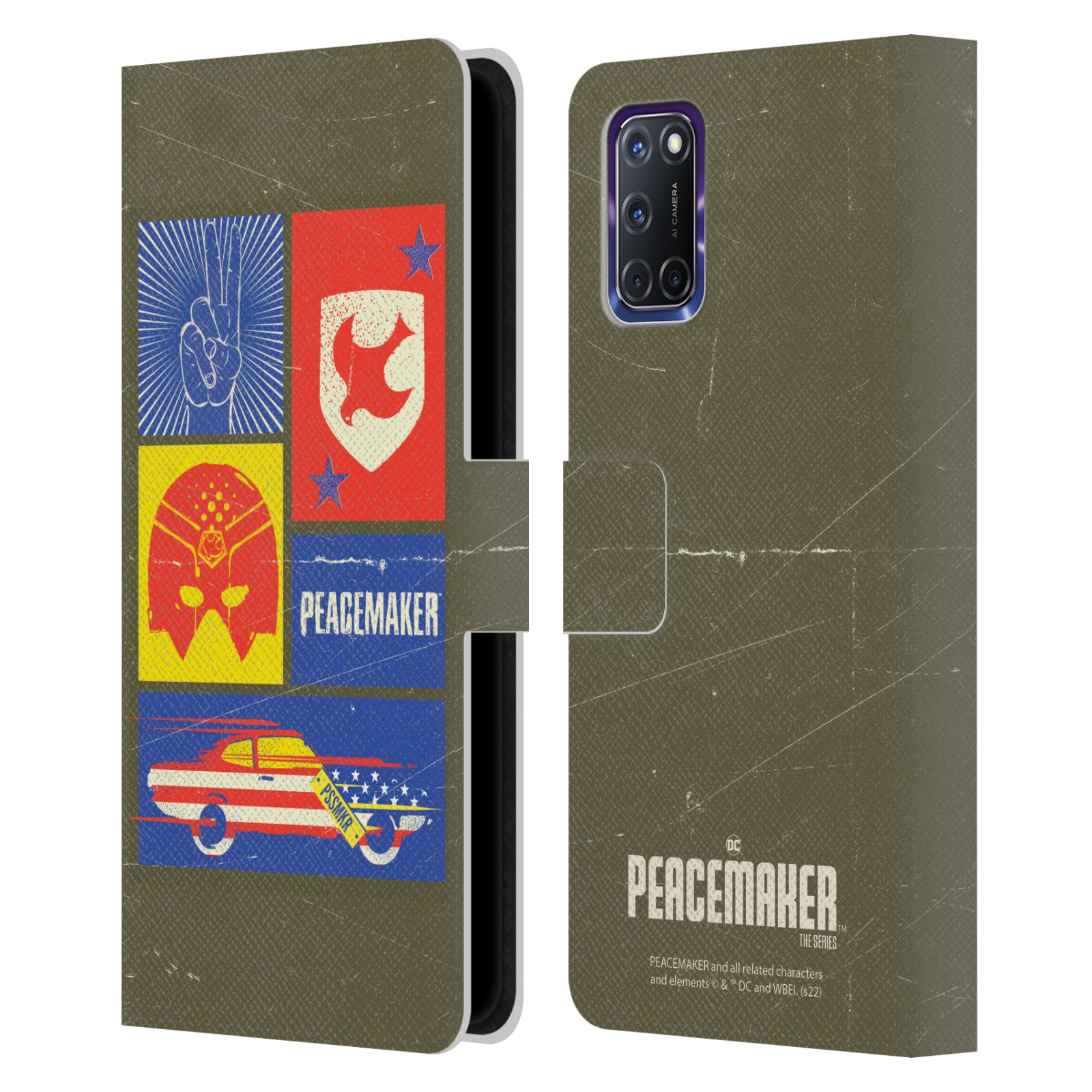PEACEMAKER: TELEVISION SERIES GRAPHICS LEATHER BOOK WALLET CASE FOR OPPO PHONES - Picture 10 of 11
