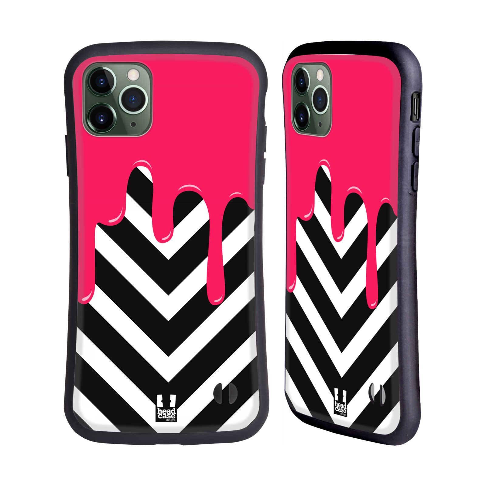 HEAD CASE DESIGNS PATTERN MELTDOWN HYBRID CASE FOR APPLE iPHONES PHONES - Picture 12 of 12