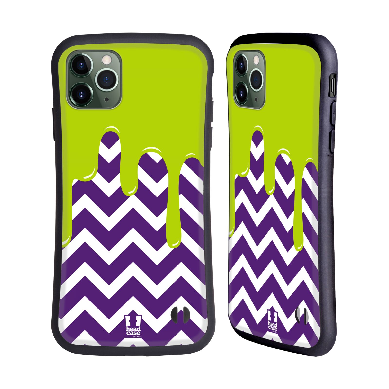 HEAD CASE DESIGNS PATTERN MELTDOWN HYBRID CASE FOR APPLE iPHONES PHONES - Picture 9 of 12