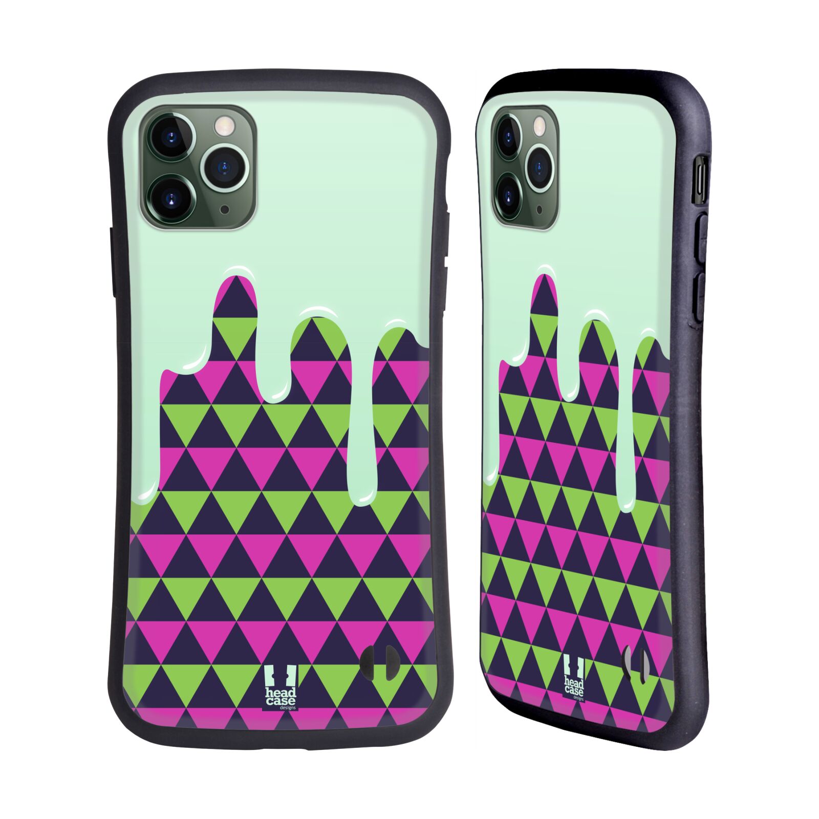 HEAD CASE DESIGNS PATTERN MELTDOWN HYBRID CASE FOR APPLE iPHONES PHONES - Picture 11 of 12
