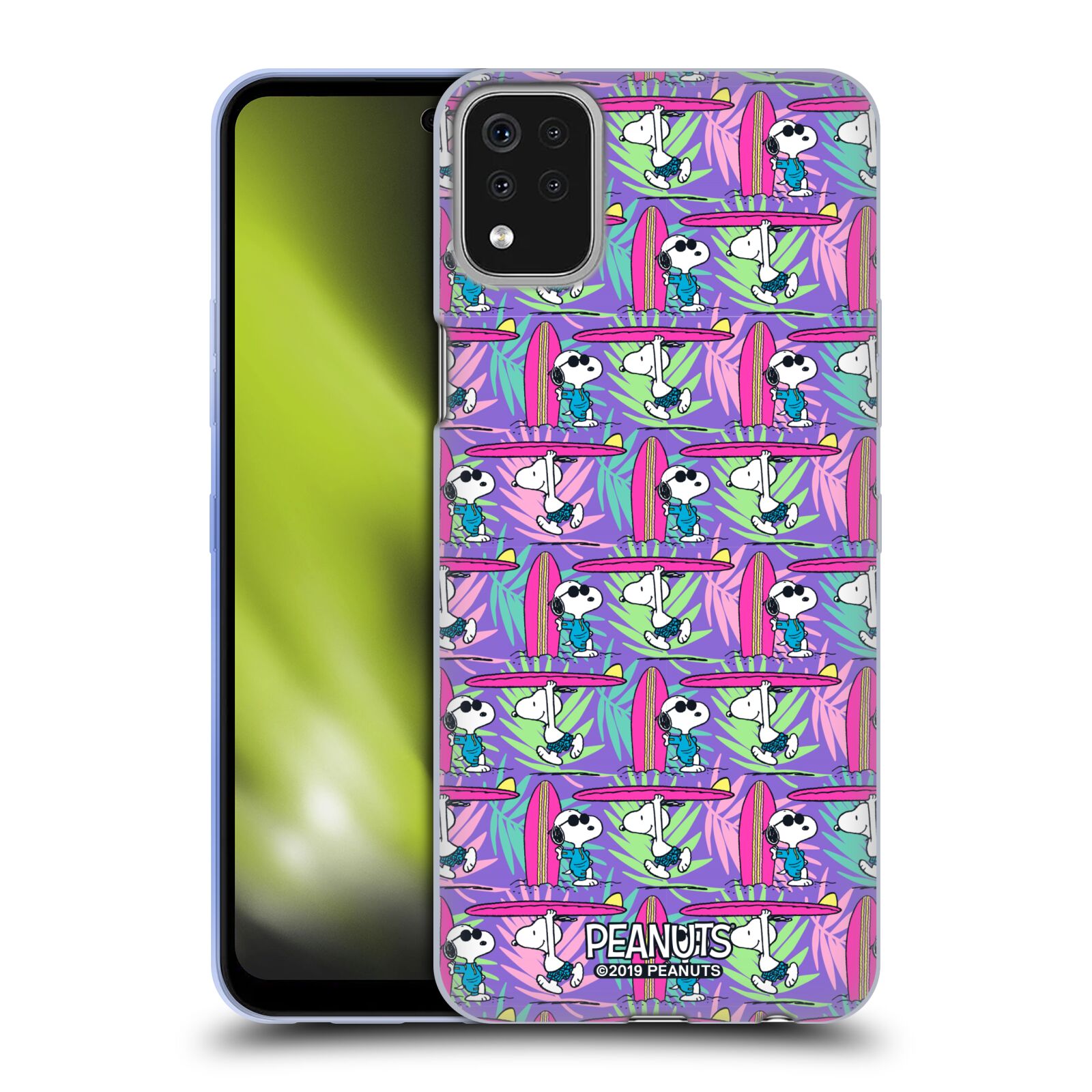 OFFICIAL PEANUTS SNOOPY ALOHA DISCO SOFT GEL CASE FOR LG PHONES 1 - Picture 8 of 8