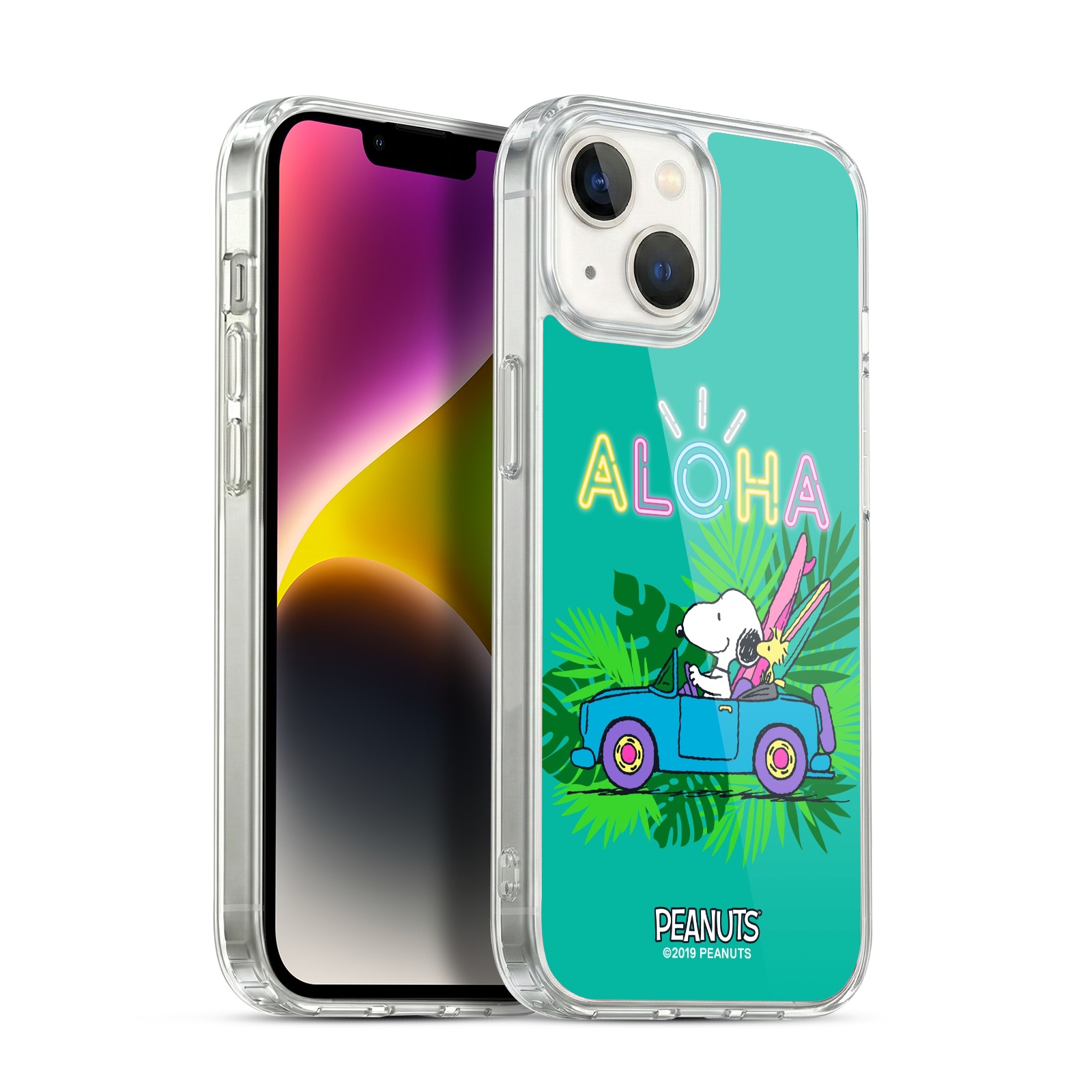 Tropical Surf Hybrid MagSafe Case for iPhone 14