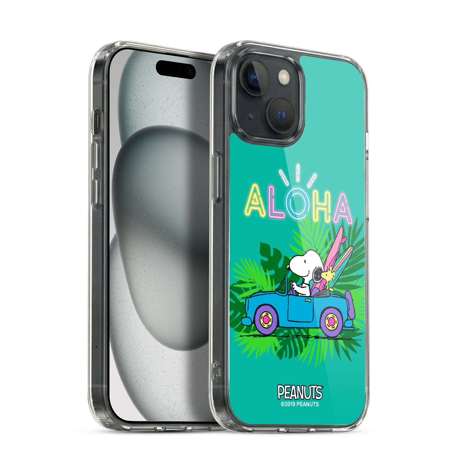 Tropical Surf Hybrid MagSafe Case for iPhone 15