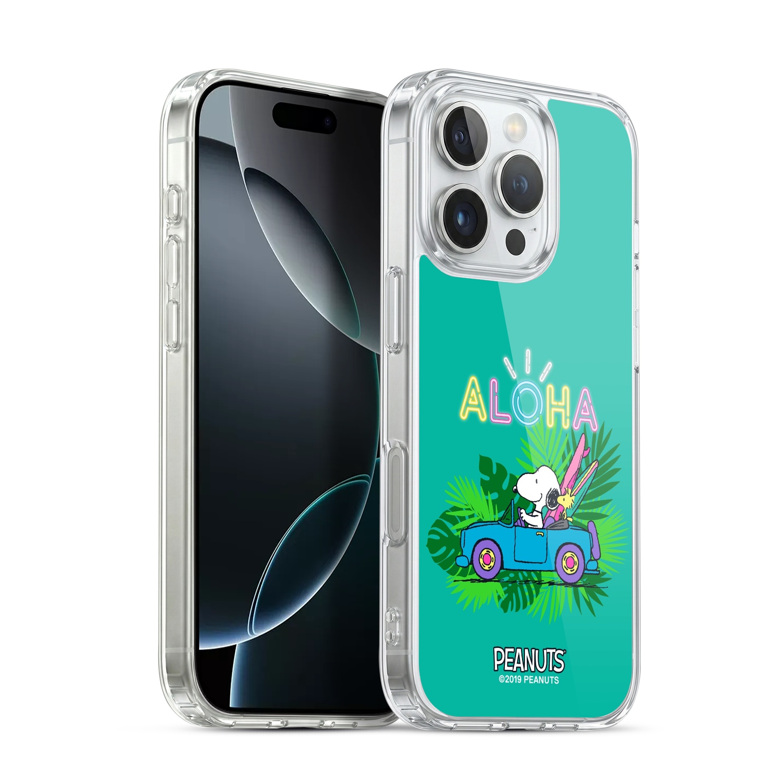 Tropical Surf Hybrid MagSafe Case for iPhone 16 Pro