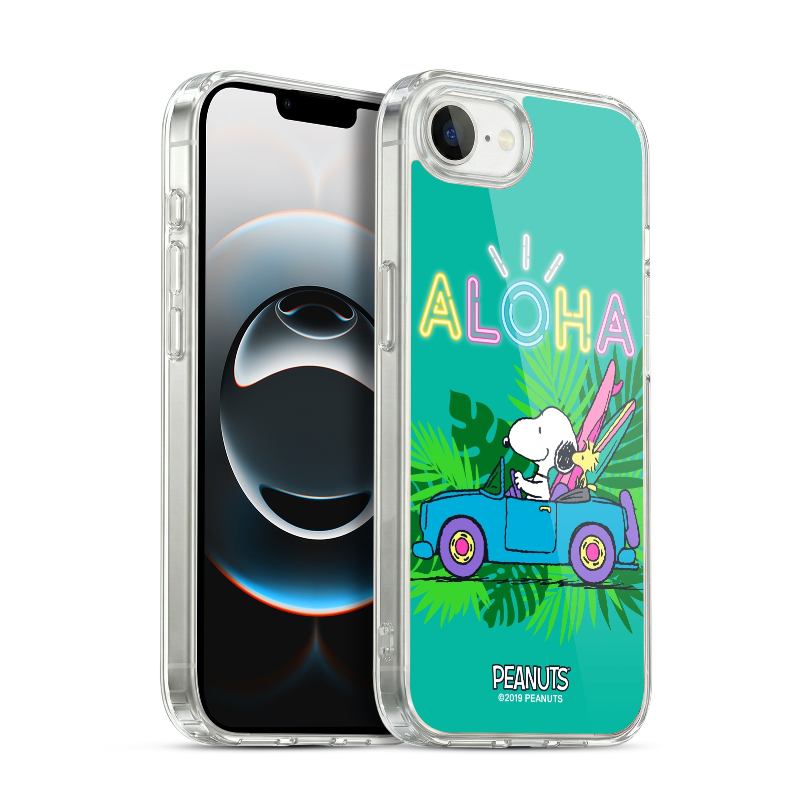 Tropical Surf Hybrid MagSafe Case for iPhone SE (4th gen)