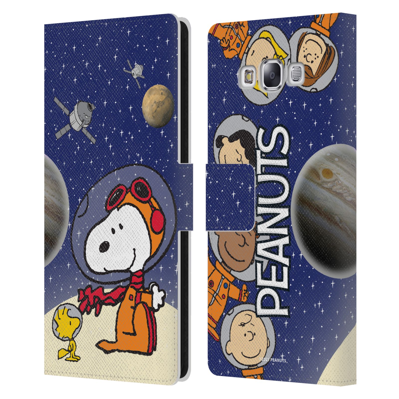 OFFICIAL PEANUTS SECRETS OF APOLLO 10 LEATHER BOOK CASE FOR SAMSUNG PHONES 3 - Picture 11 of 11
