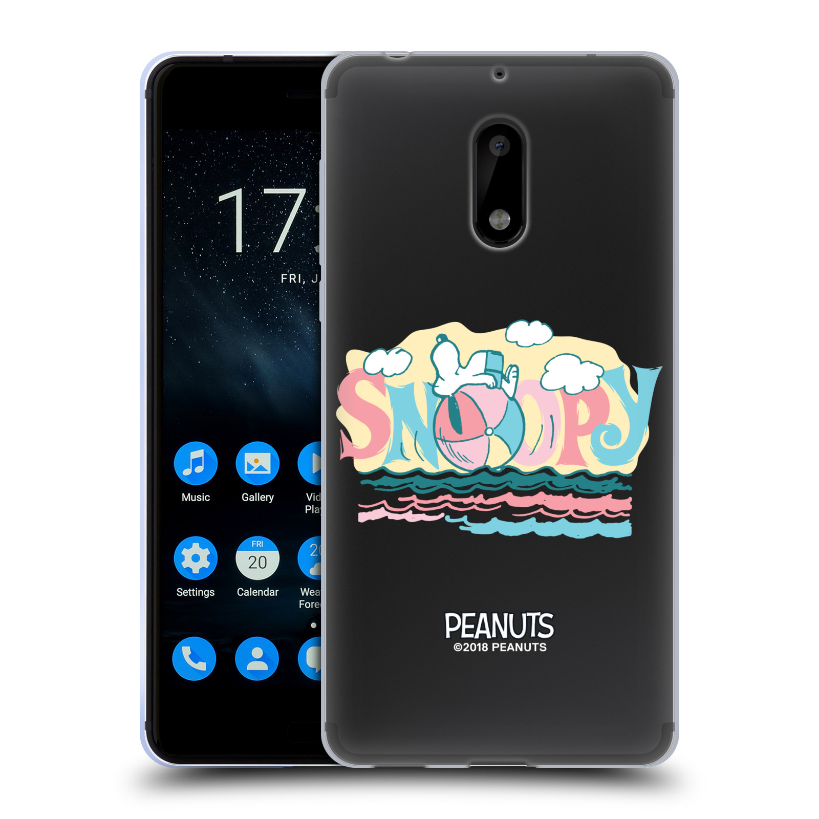 OFFICIAL PEANUTS BEACH BUM SNOOPY SOFT GEL CASE FOR NOKIA PHONES 1 - Picture 8 of 13