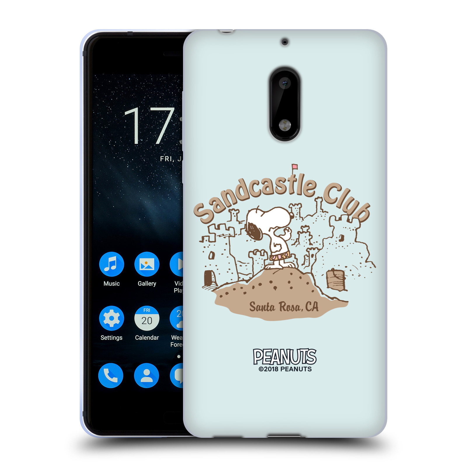 OFFICIAL PEANUTS BEACH BUM SNOOPY SOFT GEL CASE FOR NOKIA PHONES 1 - Picture 10 of 13