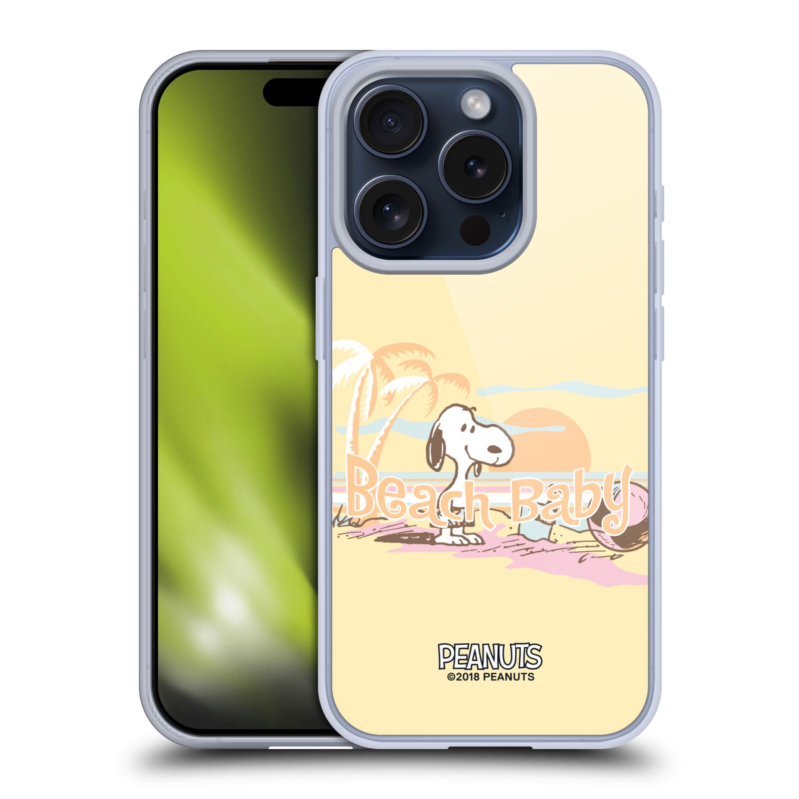 PEANUTS BEACH BUM SNOOPY CUSTODIA COVER MORBIDA IN GEL PER APPLE iPHONE TELEFONI - Foto 5 di 5