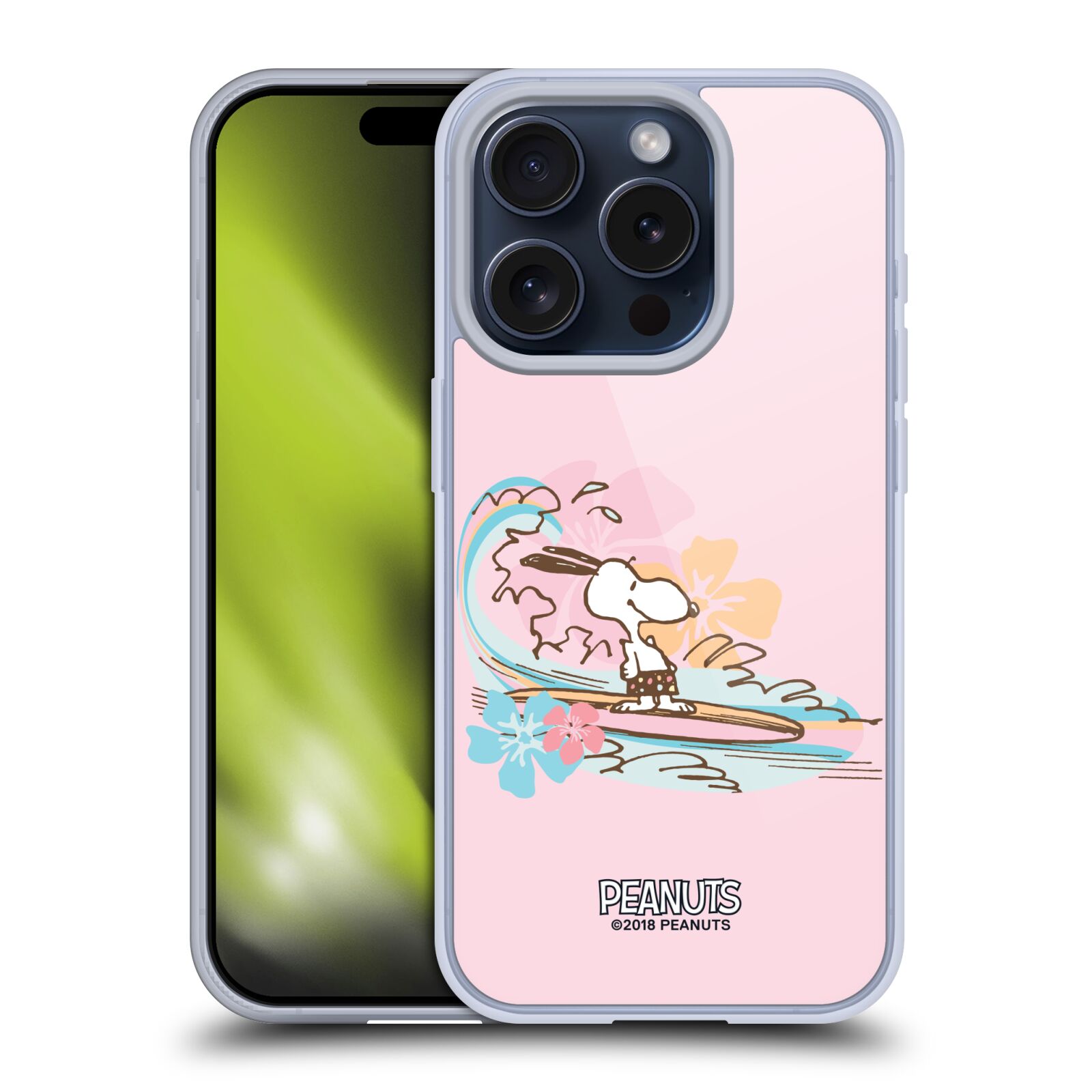 PEANUTS BEACH BUM SNOOPY CUSTODIA COVER MORBIDA IN GEL PER APPLE iPHONE TELEFONI - Foto 3 di 5