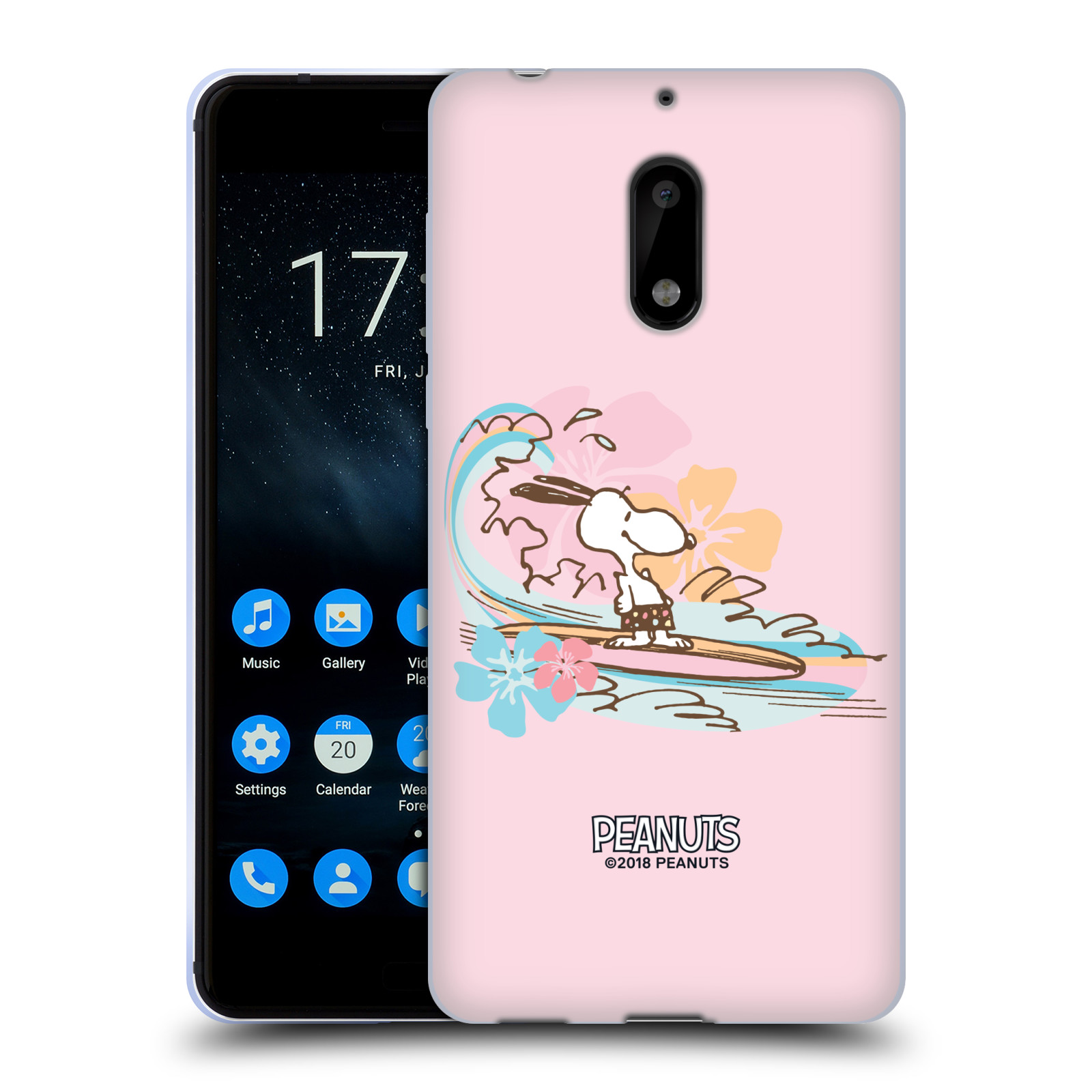 OFFICIAL PEANUTS BEACH BUM SNOOPY SOFT GEL CASE FOR NOKIA PHONES 1 - Picture 12 of 13