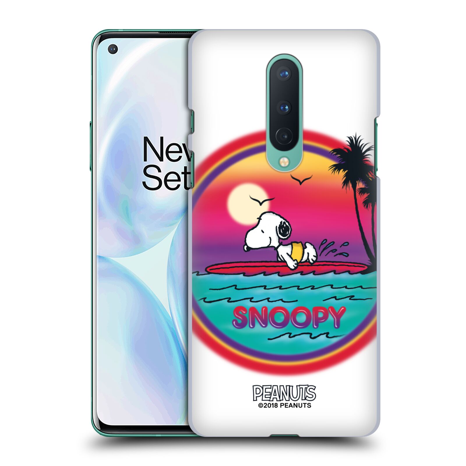 OFFICIAL PEANUTS SNOOPY BOARDWALK AIRBRUSH HARD BACK CASE FOR OPPO PHONES - Picture 8 of 14