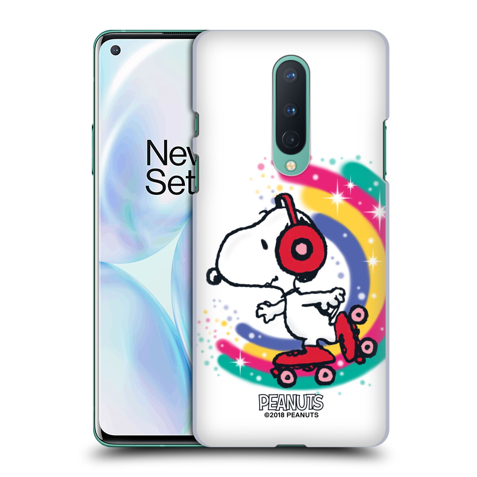 OFFICIAL PEANUTS SNOOPY BOARDWALK AIRBRUSH HARD BACK CASE FOR OPPO PHONES - Picture 9 of 14