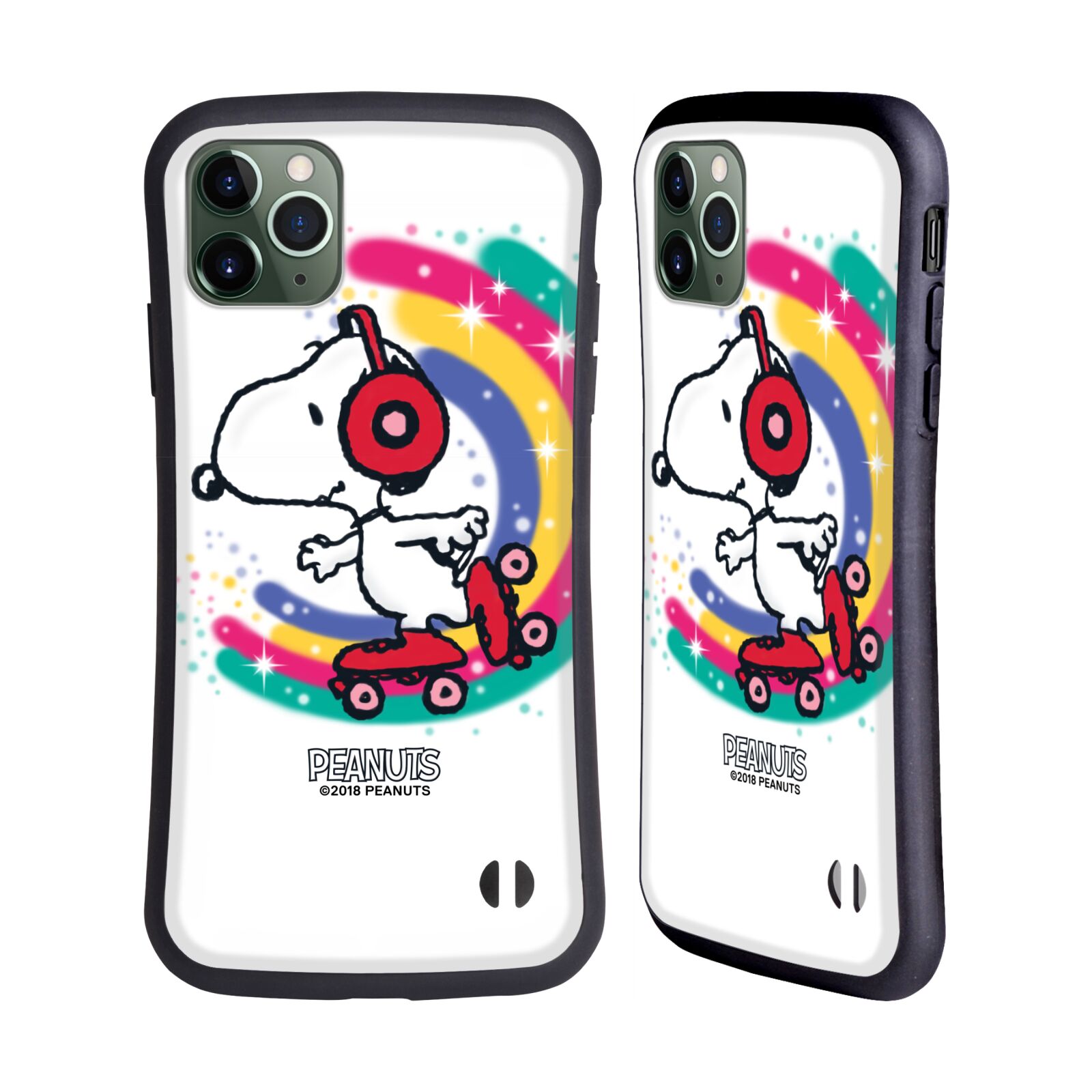 OFFICIAL PEANUTS SNOOPY BOARDWALK AIRBRUSH HYBRID CASE FOR APPLE iPHONES PHONES - Picture 9 of 14
