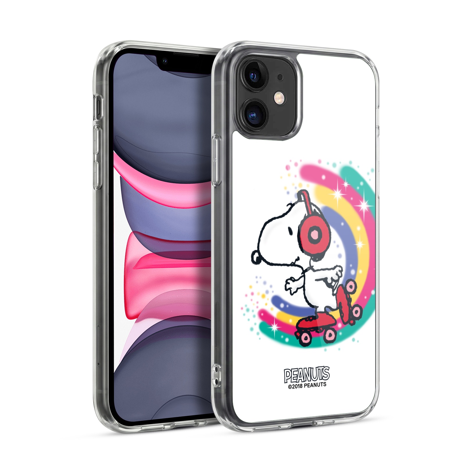 Colourful Skating Hybrid MagSafe Case for iPhone 11