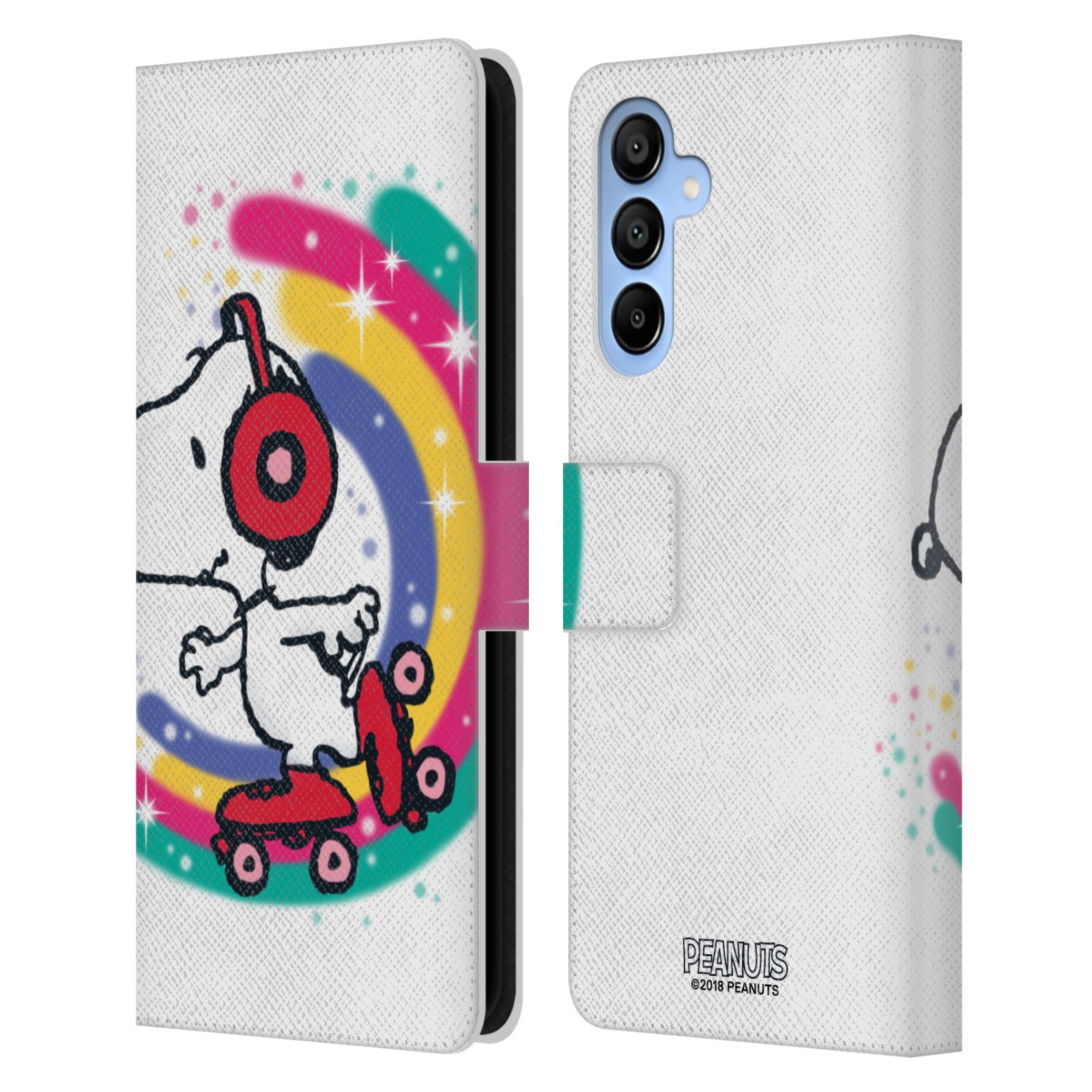 Colourful Skating Leather Wallet Case for Galaxy A16 5G