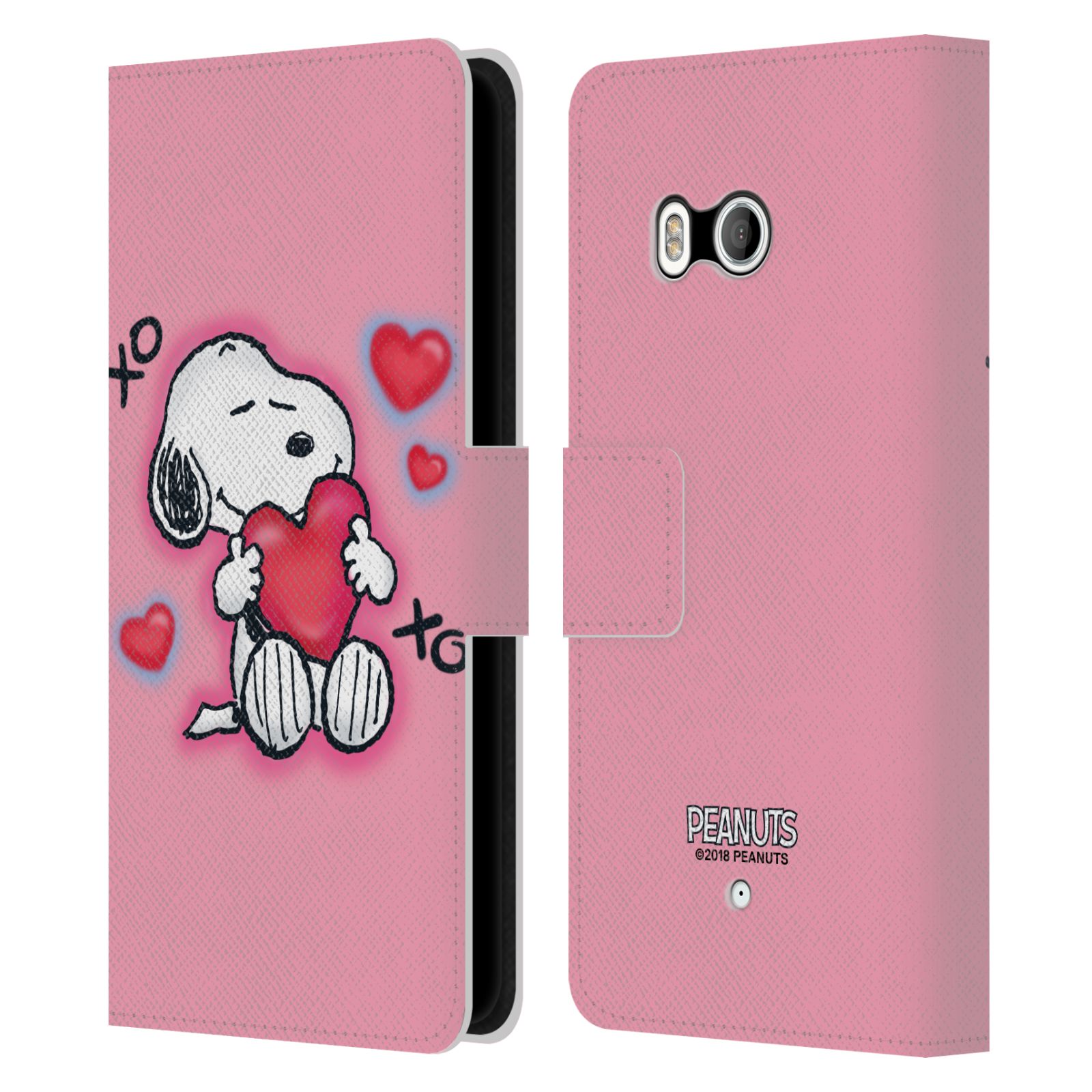 PEANUTS SNOOPY BOARDWALK AIRBRUSH LEATHER BOOK CASE FOR HTC PHONES 1 - Picture 7 of 7