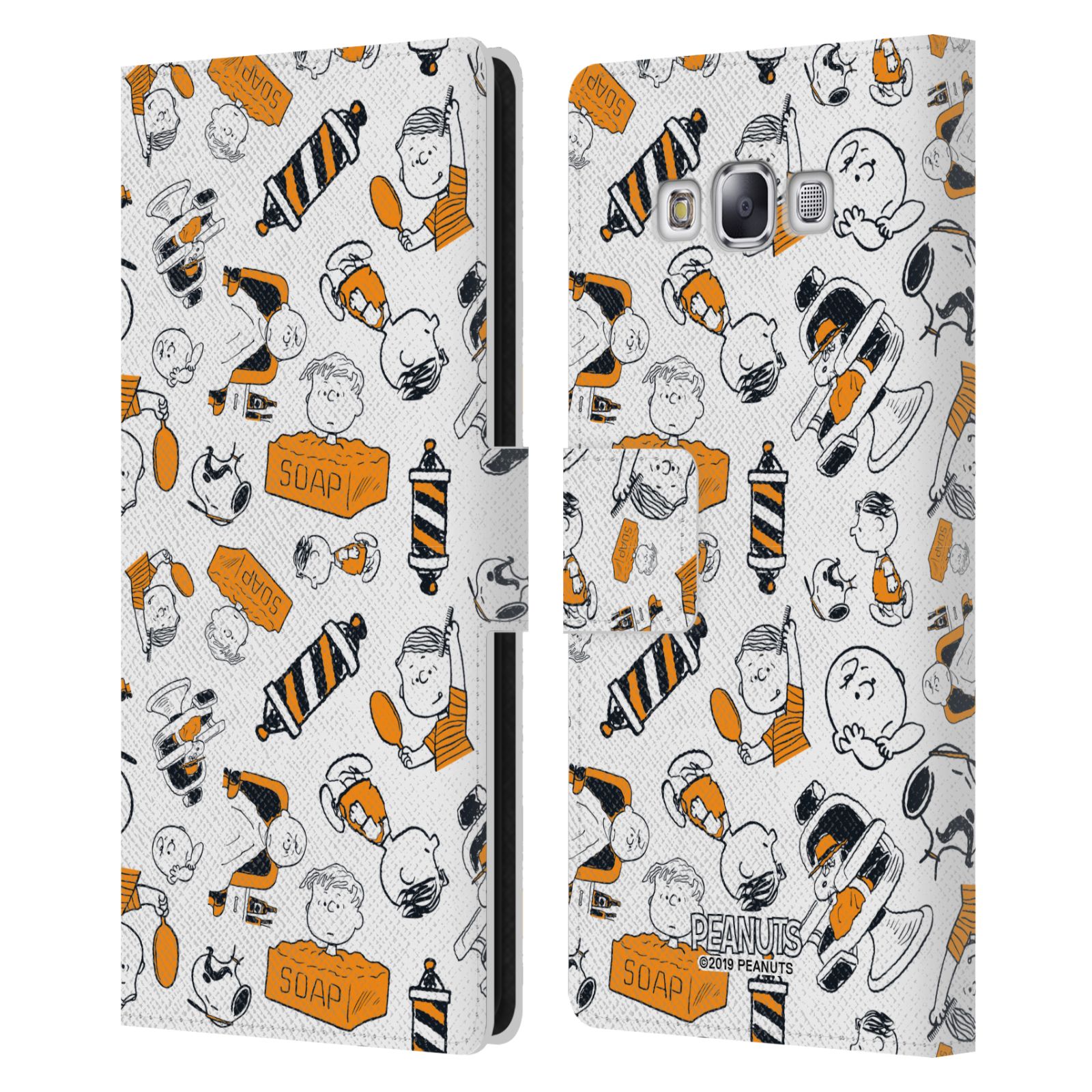 BOITE DE COIFFURE OFFICIELLE PEANUTS soldes CHUCKS PORTEFEUILLE EMPREINTE POUR TÉLÉPHONES PORTABLES SAMSUNG 3