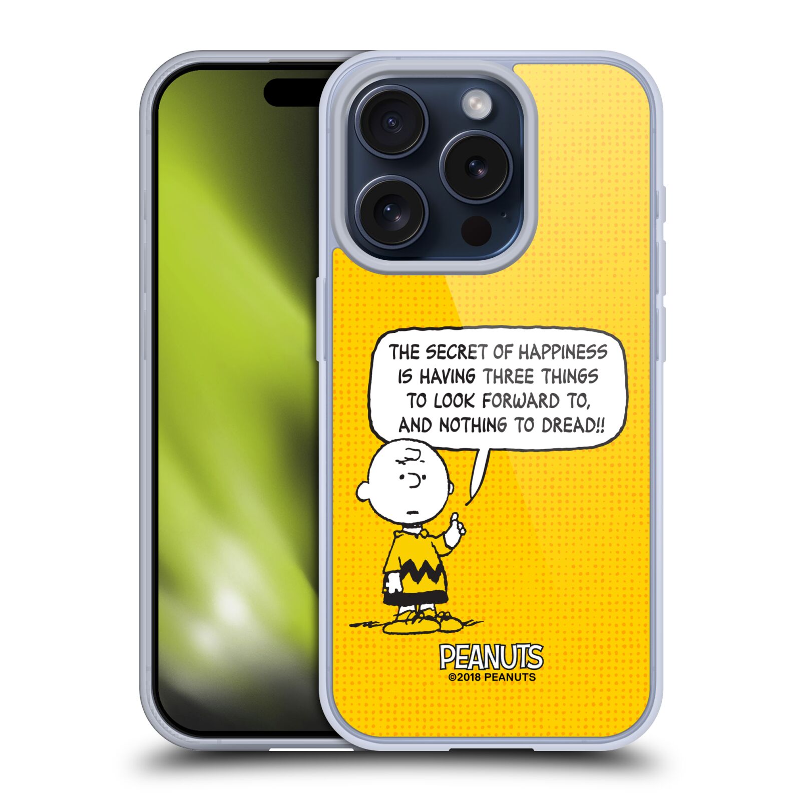 OFFICIAL PEANUTS CHARLIE BROWN SOFT GEL CASE FOR APPLE iPHONE PHONES - Picture 10 of 12