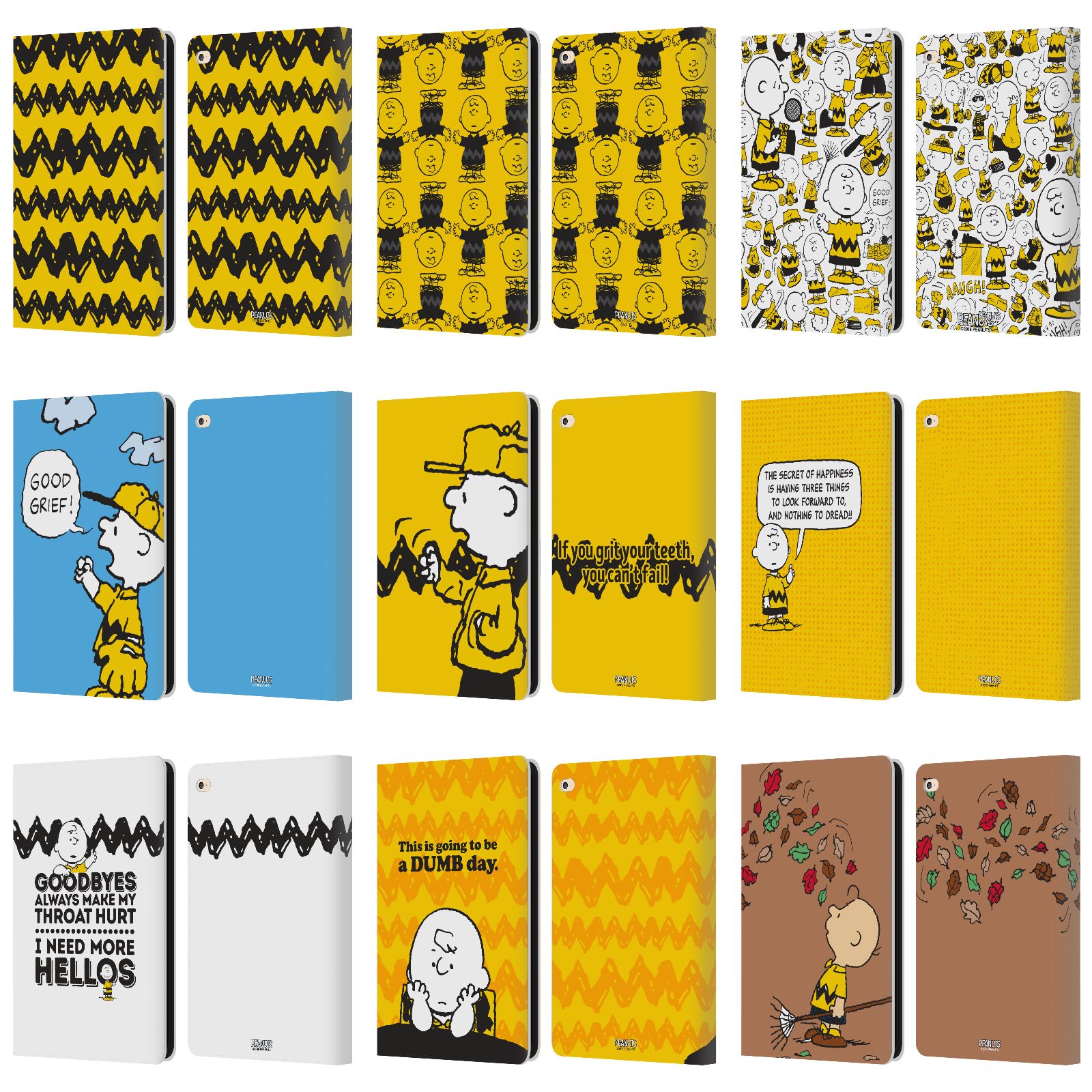 Official Peanuts Charlie Brown Leather Book Wallet Case For Apple Ipad Ebay