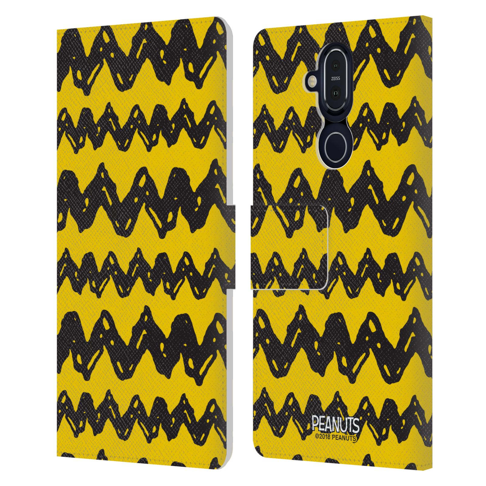 OFFICIAL PEANUTS CHARLIE BROWN LEATHER BOOK WALLET CASE COVER FOR NOKIA PHONES - Picture 12 of 15