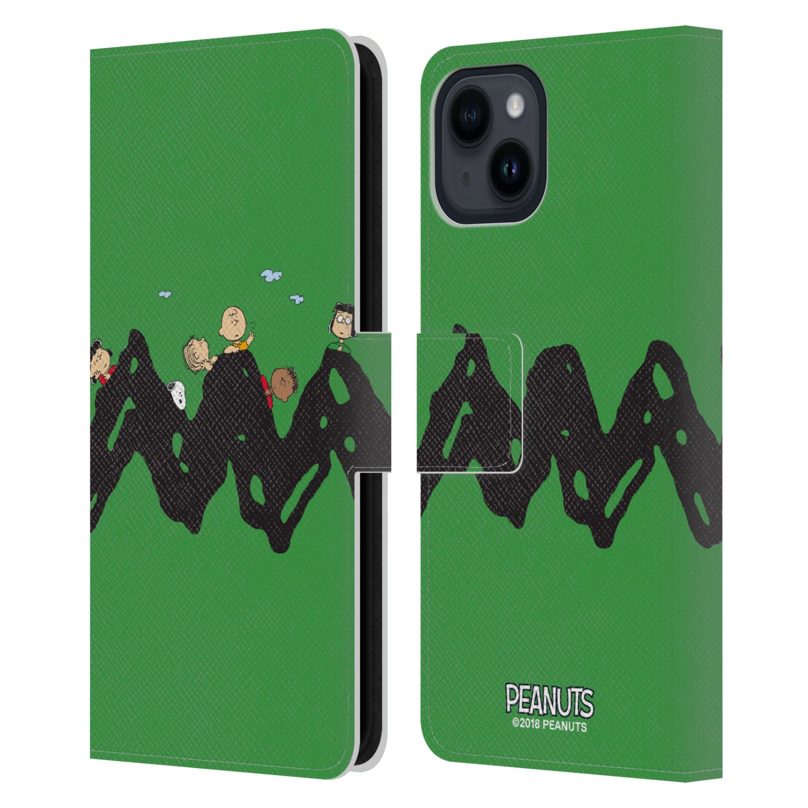 Group Leather Wallet Case for iPhone 15