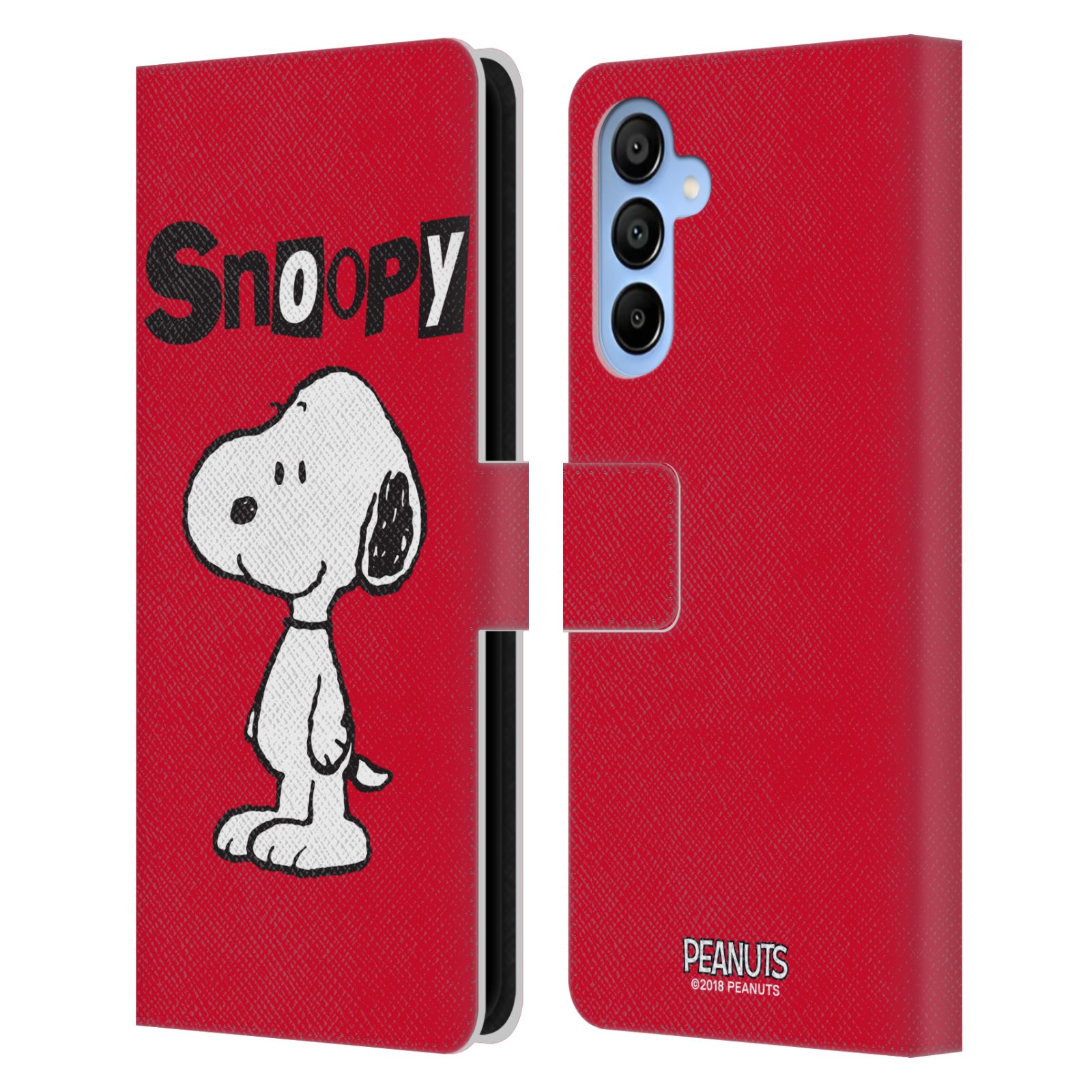 Snoopy Leather Wallet Case for Galaxy A16 5G